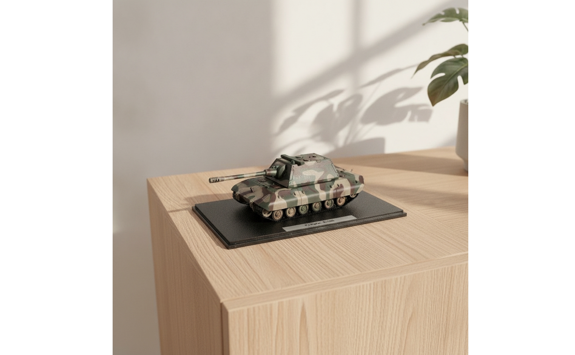 Fertigmodell sammelwürdig Panzermodell mit drehbarem Turm detailliert