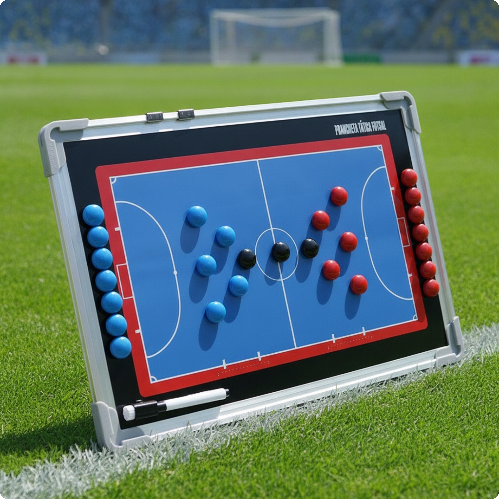 Dry Erase Coaching Board Erasable Clipboard with Handle Writable for Sideline