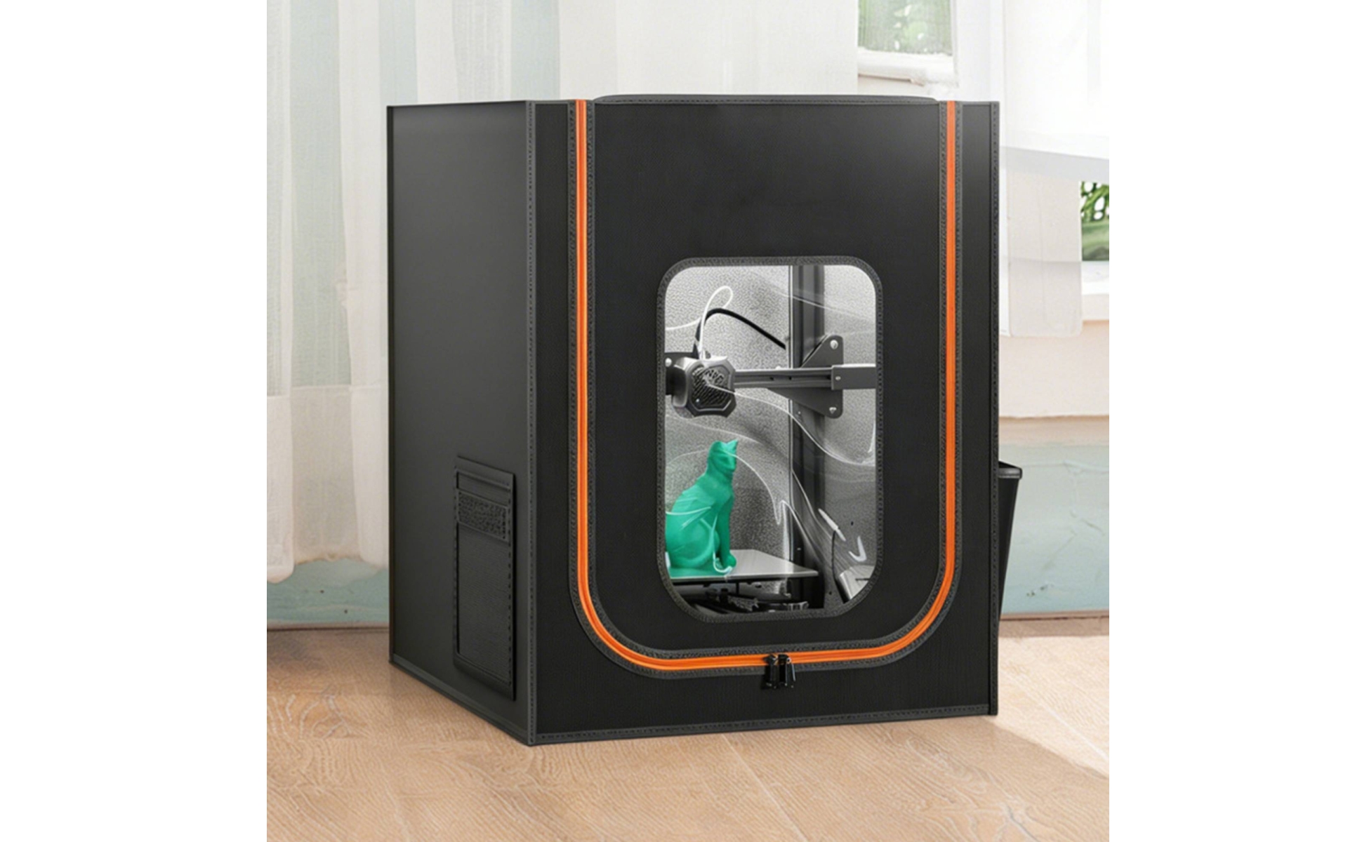 3D Printer Enclosure Insulated Printer Cover with Window Ventilated for Makers
