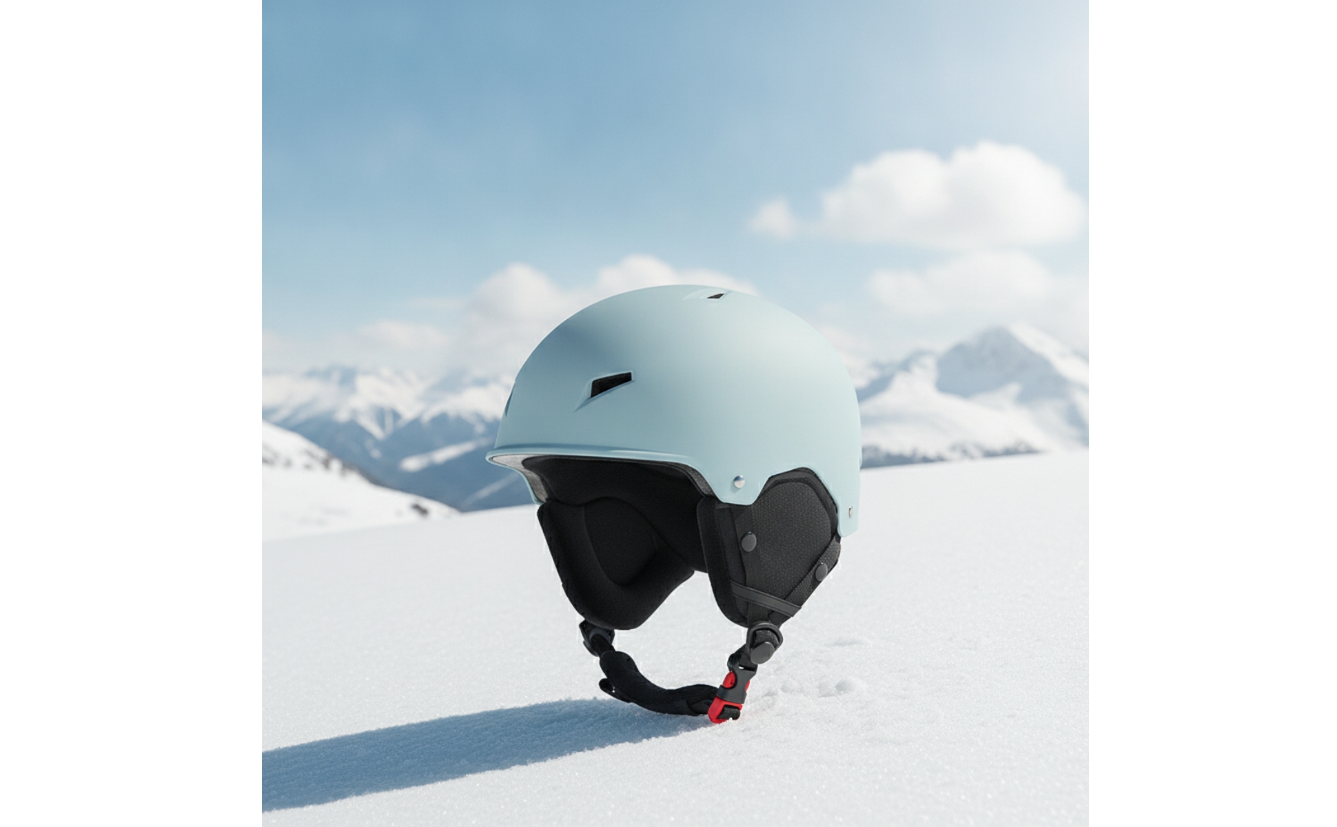 Helm mit Ohrenschützern Gefüttert Skihelm Verstellbar für Skifahrer, Snowboarder