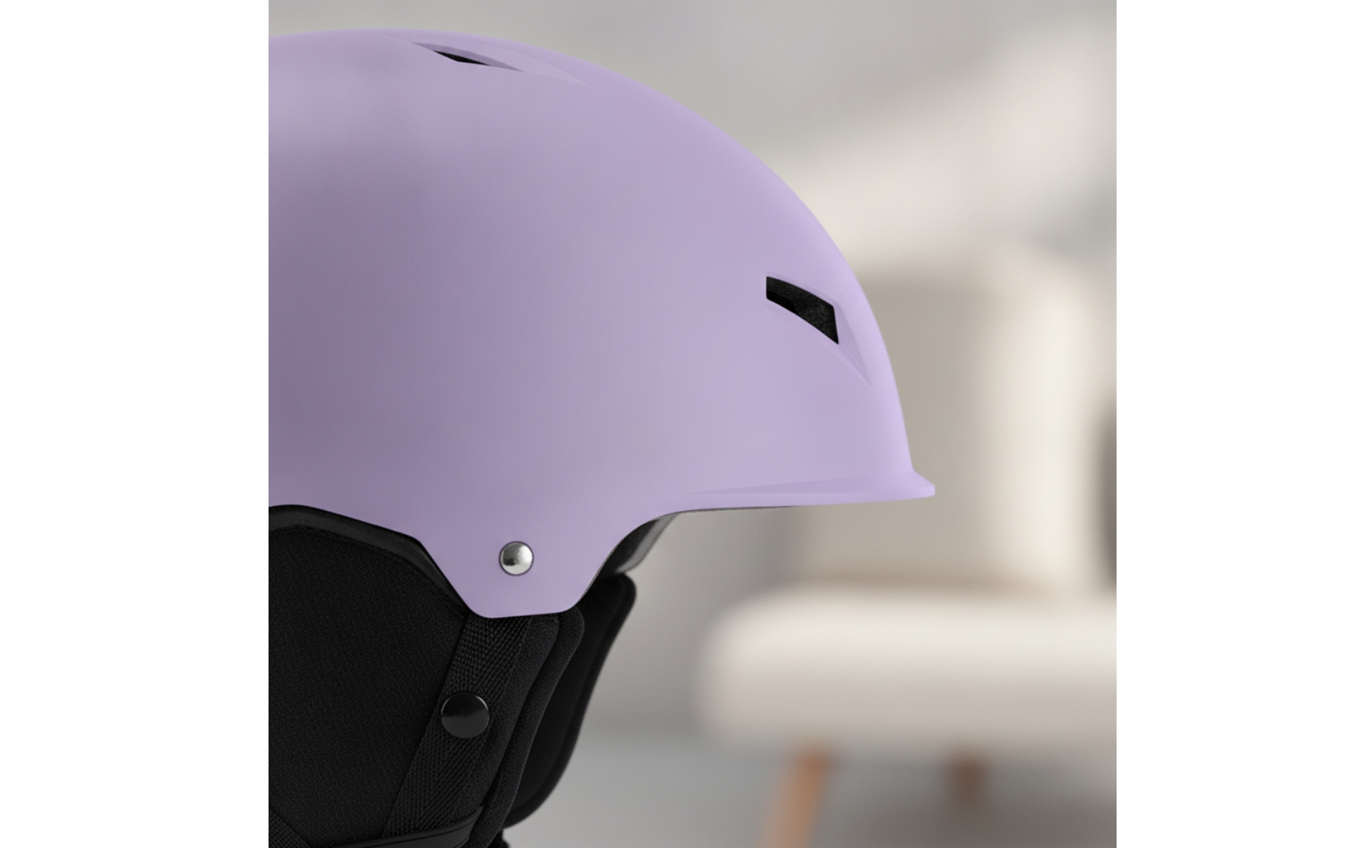Helm mit Ohrenschützern Gefüttert Skihelm Verstellbar für Skifahrer, Snowboarder
