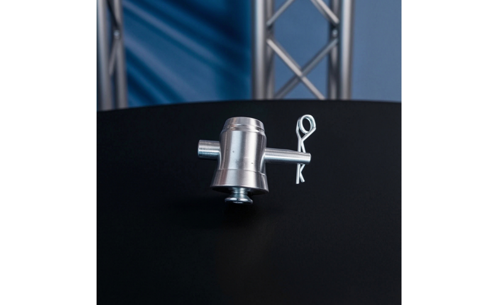 Half-Joint Connector Silver Framework Coupler with Pin Compact