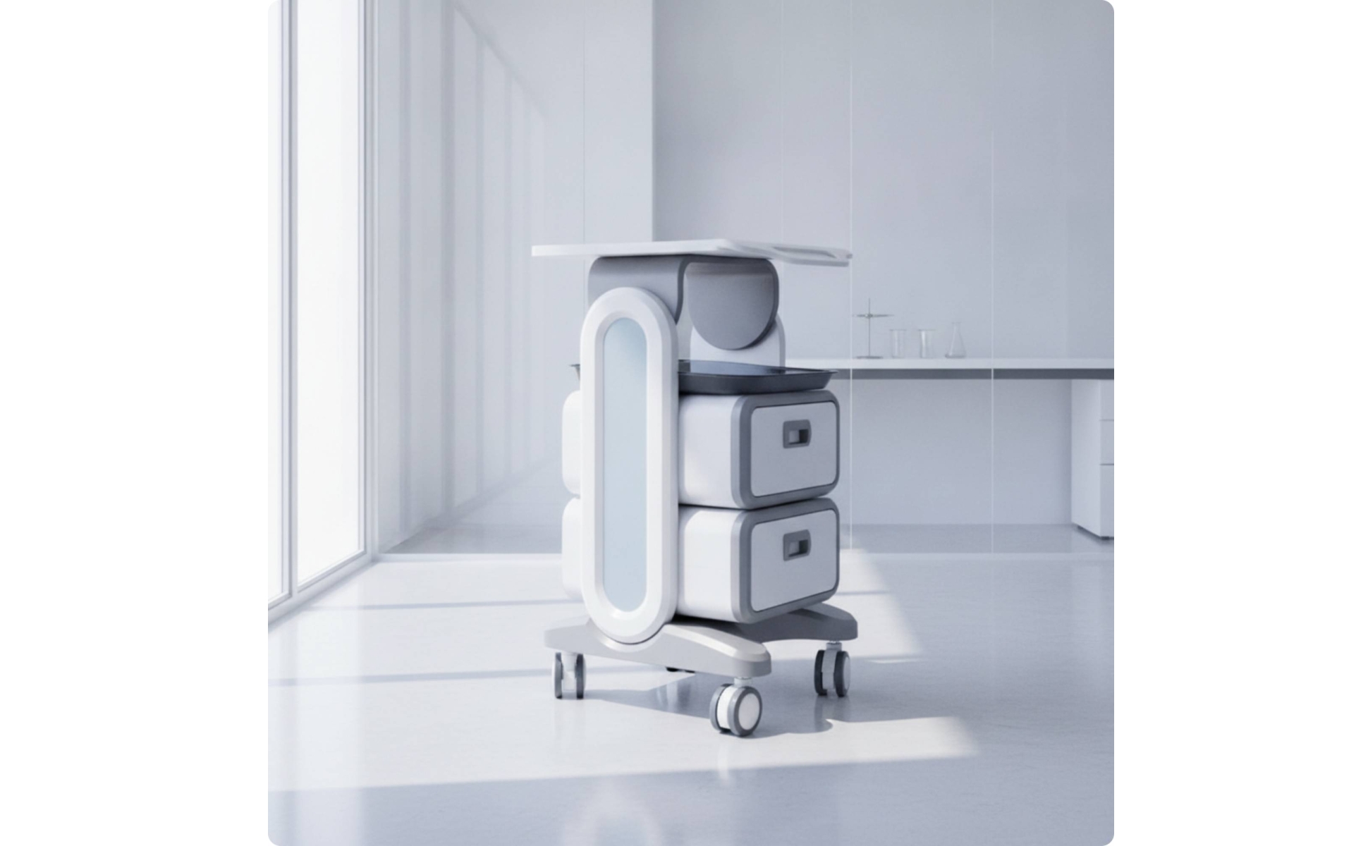 Salon Cart with Drawers Portable Rolling Salon Cart Multipurpose for Salons