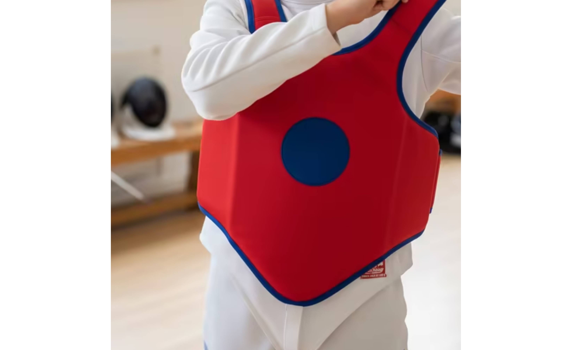 Fencing Vest with Target Padded Fencing Chest Protector Safe for Children