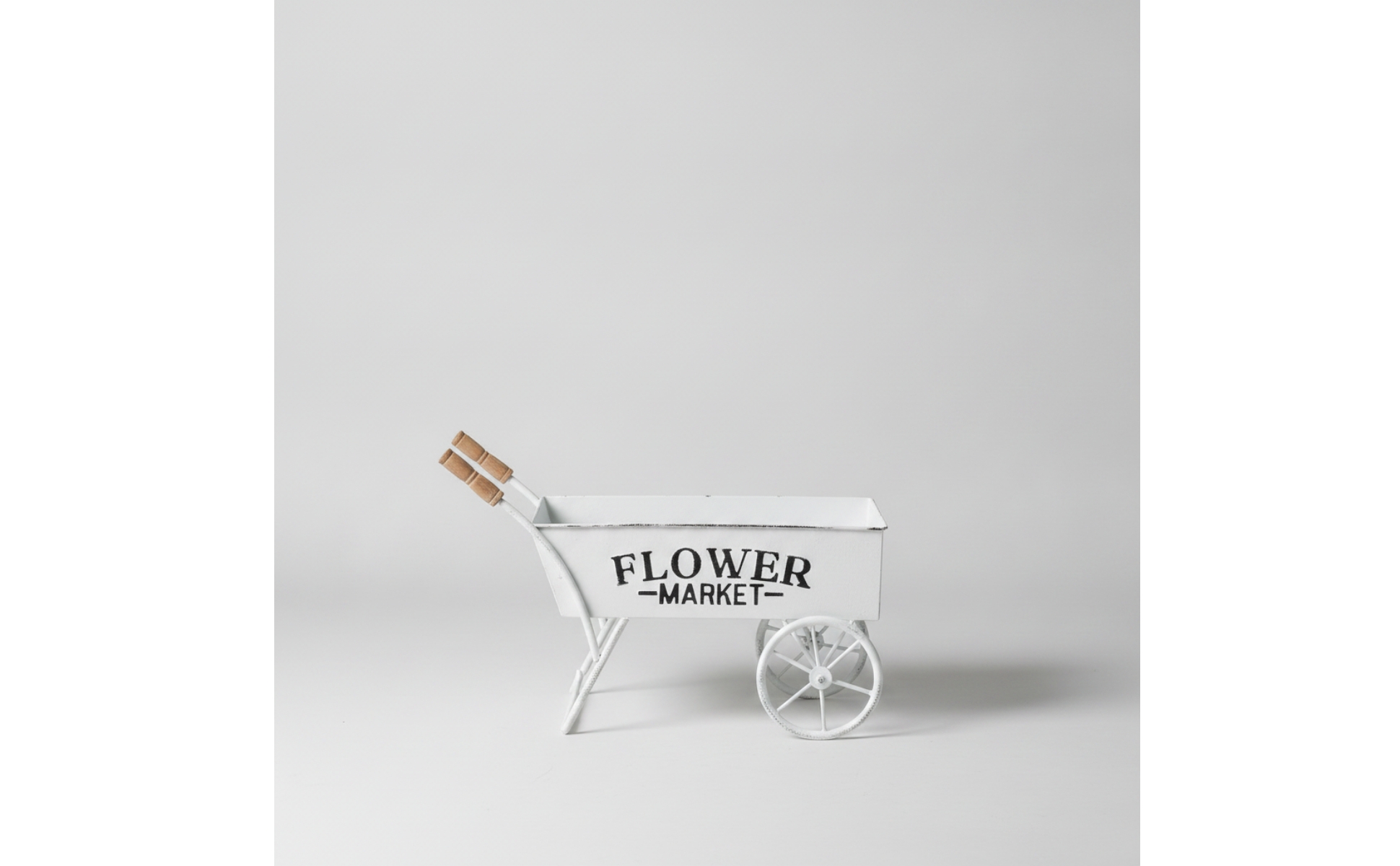 Wheelbarrow Planter Metal Decorative Cart Planter Vintage for Patio, Gardeners