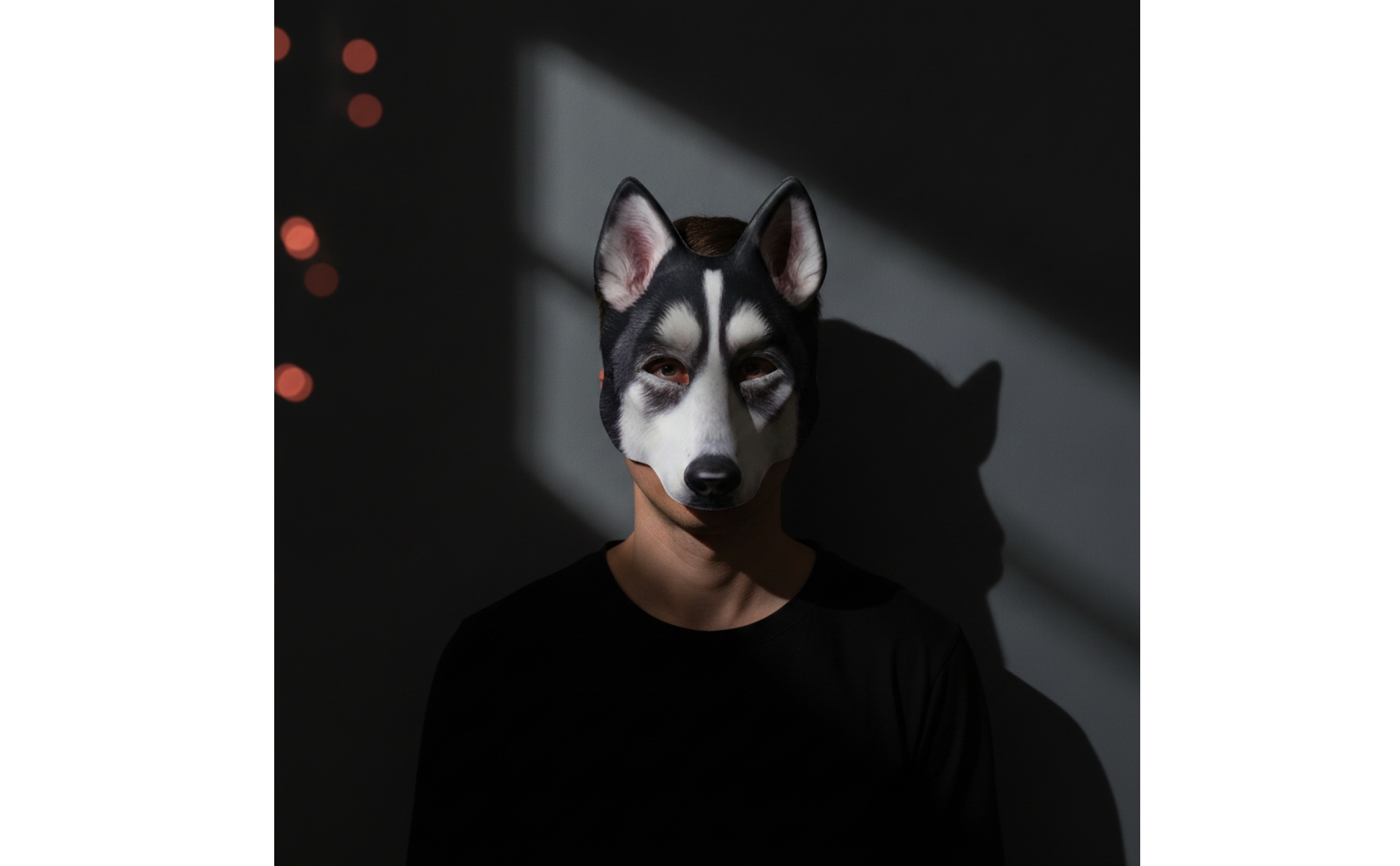 Husky Mask Realistic Dog Mask Vivid for Halloween, Costume Parties, Adults, Kids