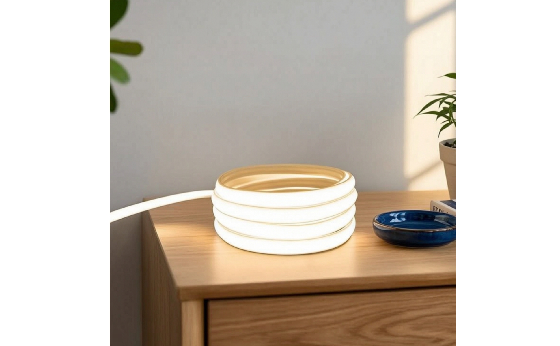 COB LED Strip Light Waterproof COB LED Strip Lights Self for Cabinets