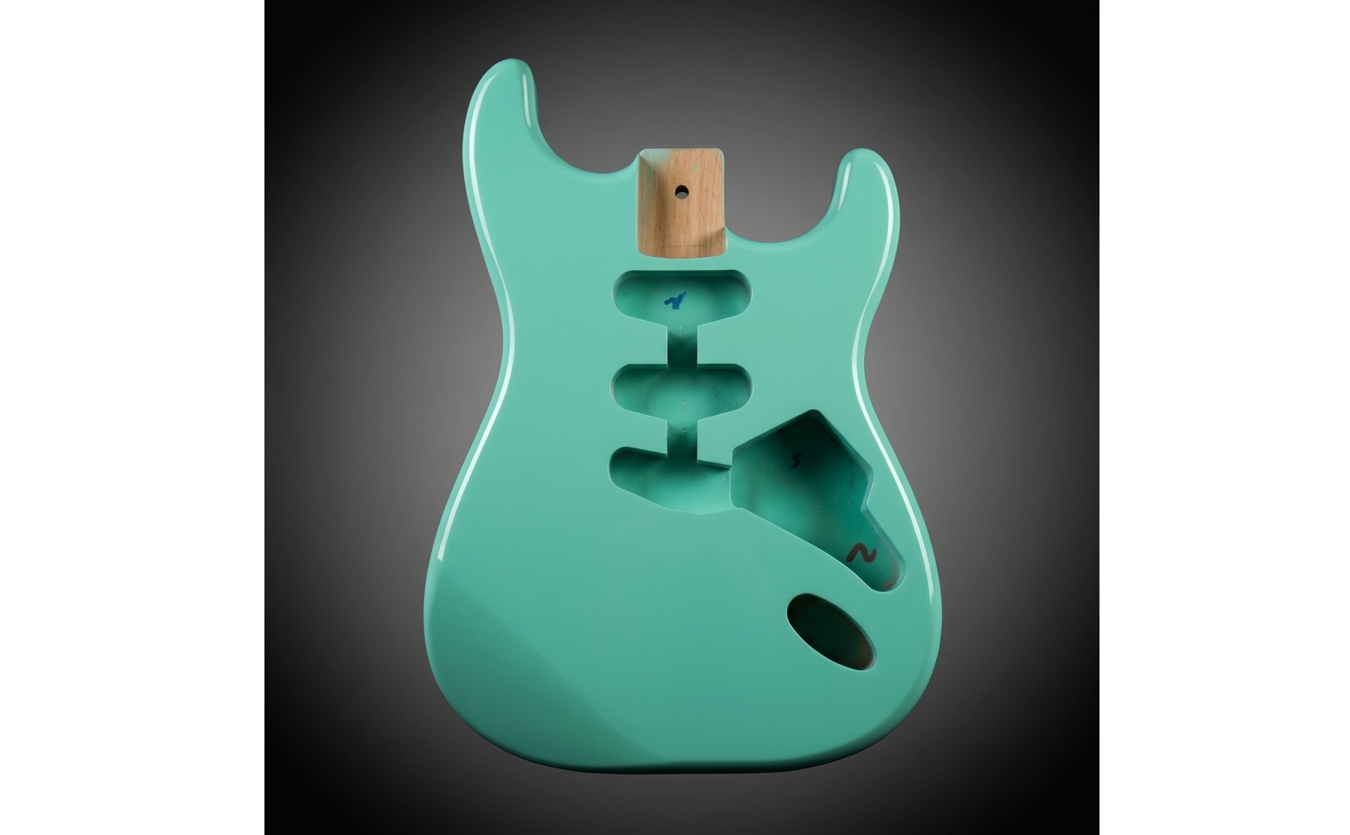 e-gitarren-body aus pappelholz lackiert e-gitarren-korpus massiv für gitarrenbau