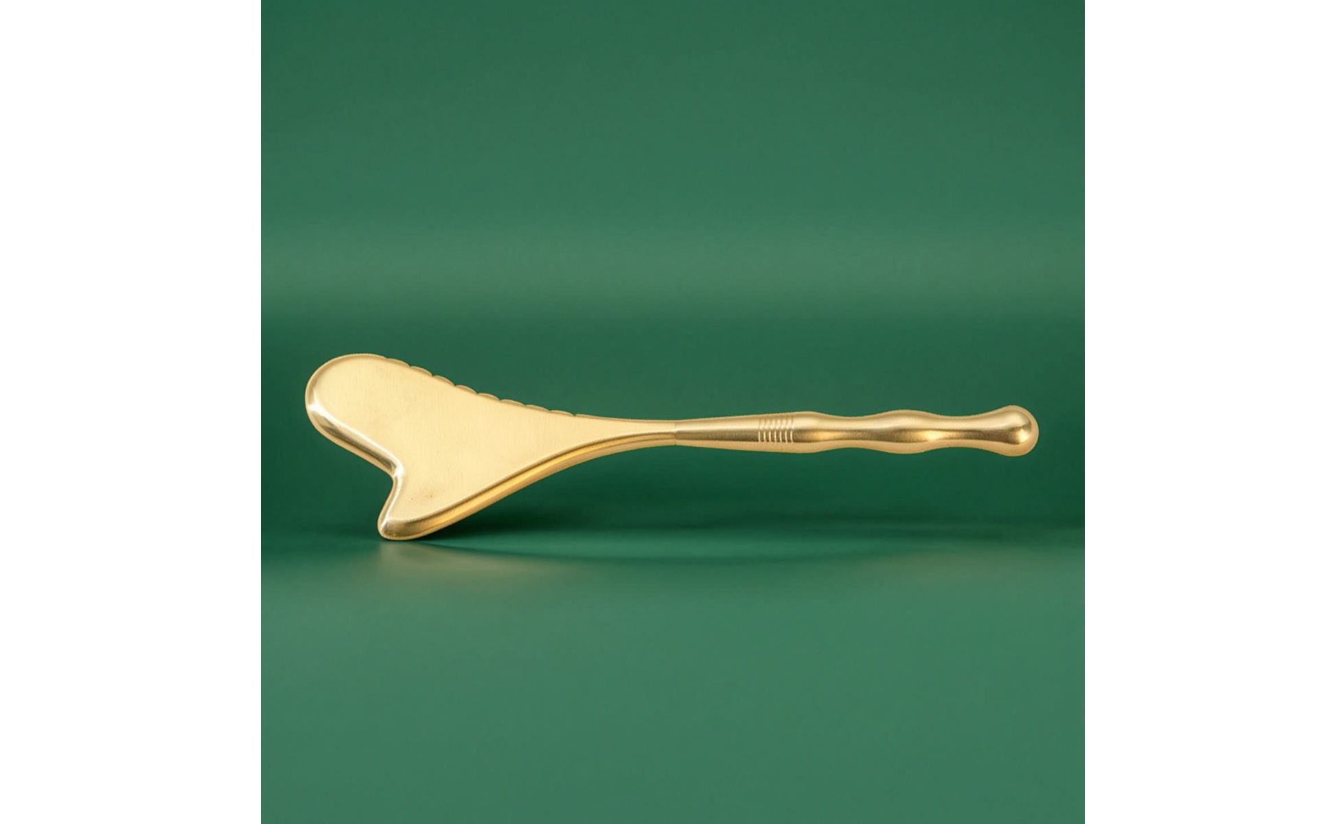 Gua Sha Massage Stick Brass Gua Sha Stick with Acupoint Chart Metal-Like