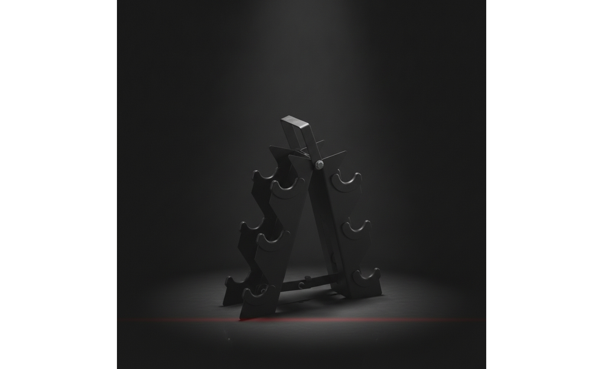 Weight Rack with Handle Three-Tier Dumbbell Rack with Handle Triangular