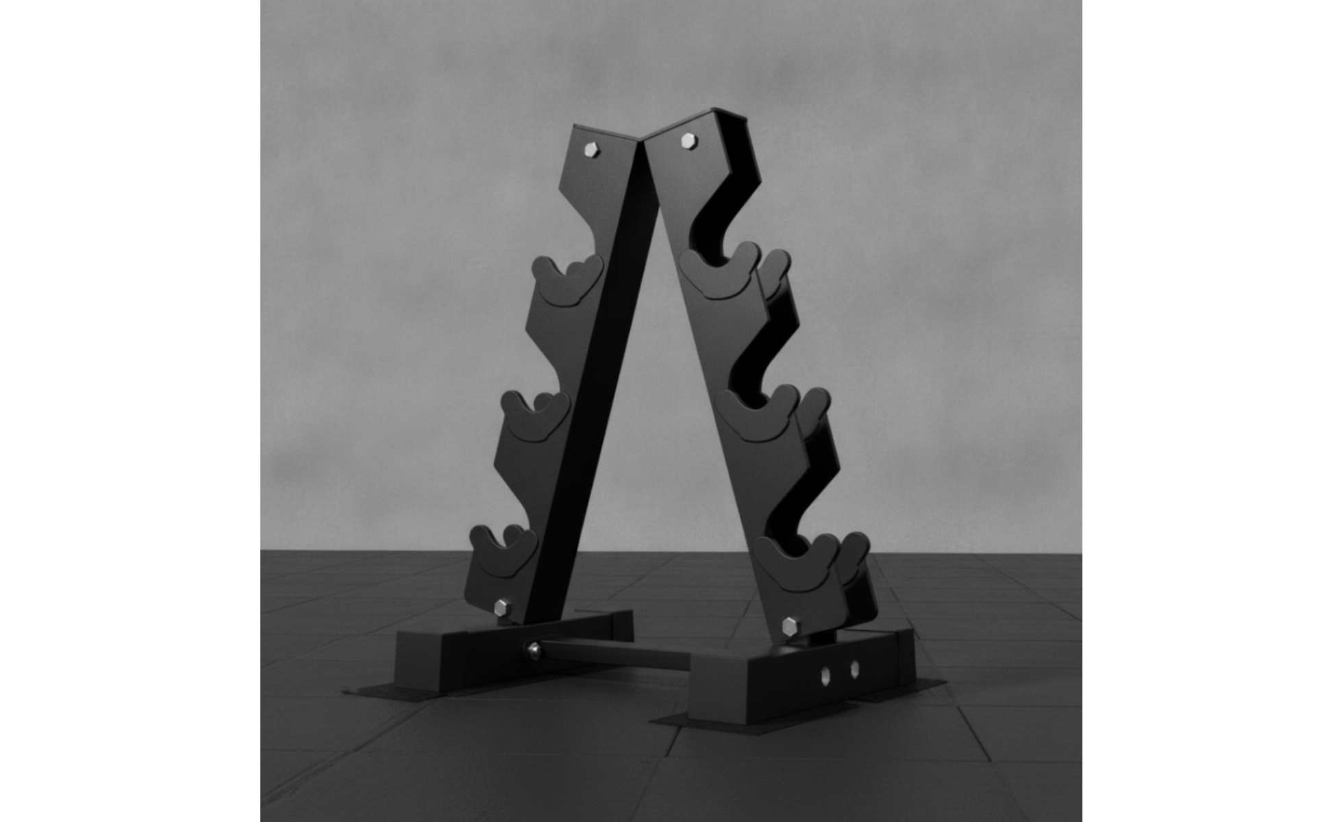 Dumbbell Stand Triangular Triangular-Frame Dumbbell Rack Freestanding