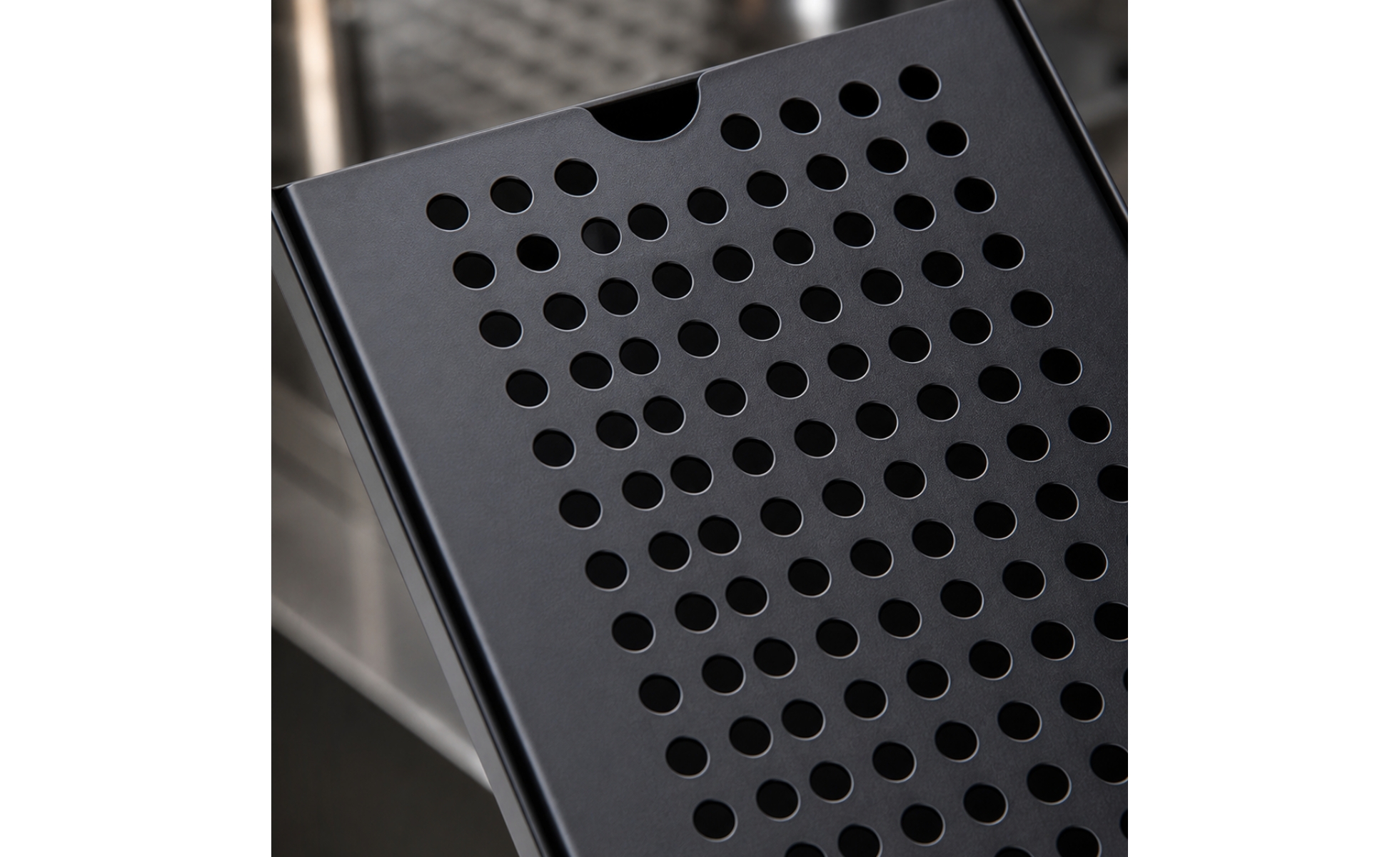 Bar Spill Tray Black Coated for Beverage Stations, Bartenders, Baristas