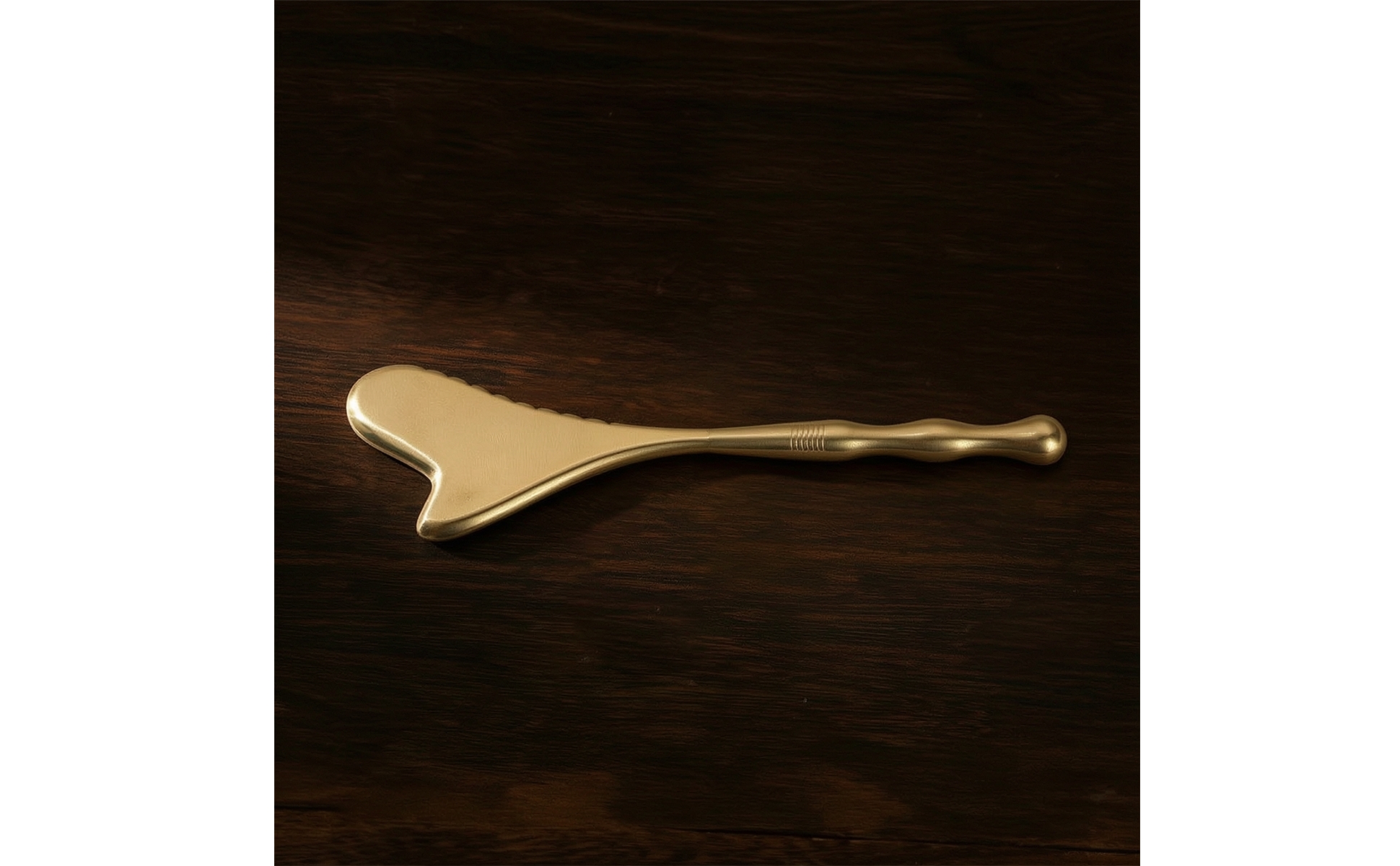 Gua Sha Massage Stick Brass Gua Sha Stick with Acupoint Chart Metal-Like