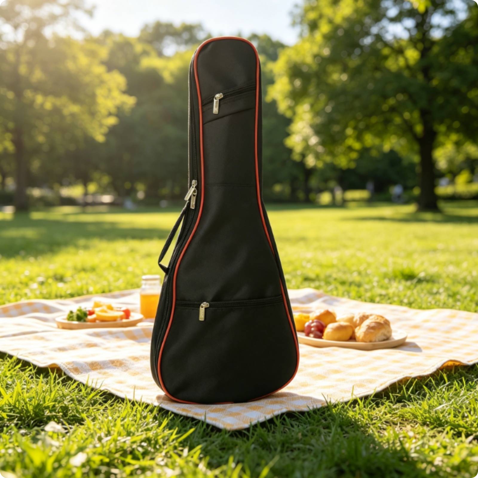 Ukulele Gig Bag Adjustable Ukulele Bag with Pocket Handsunrestricted