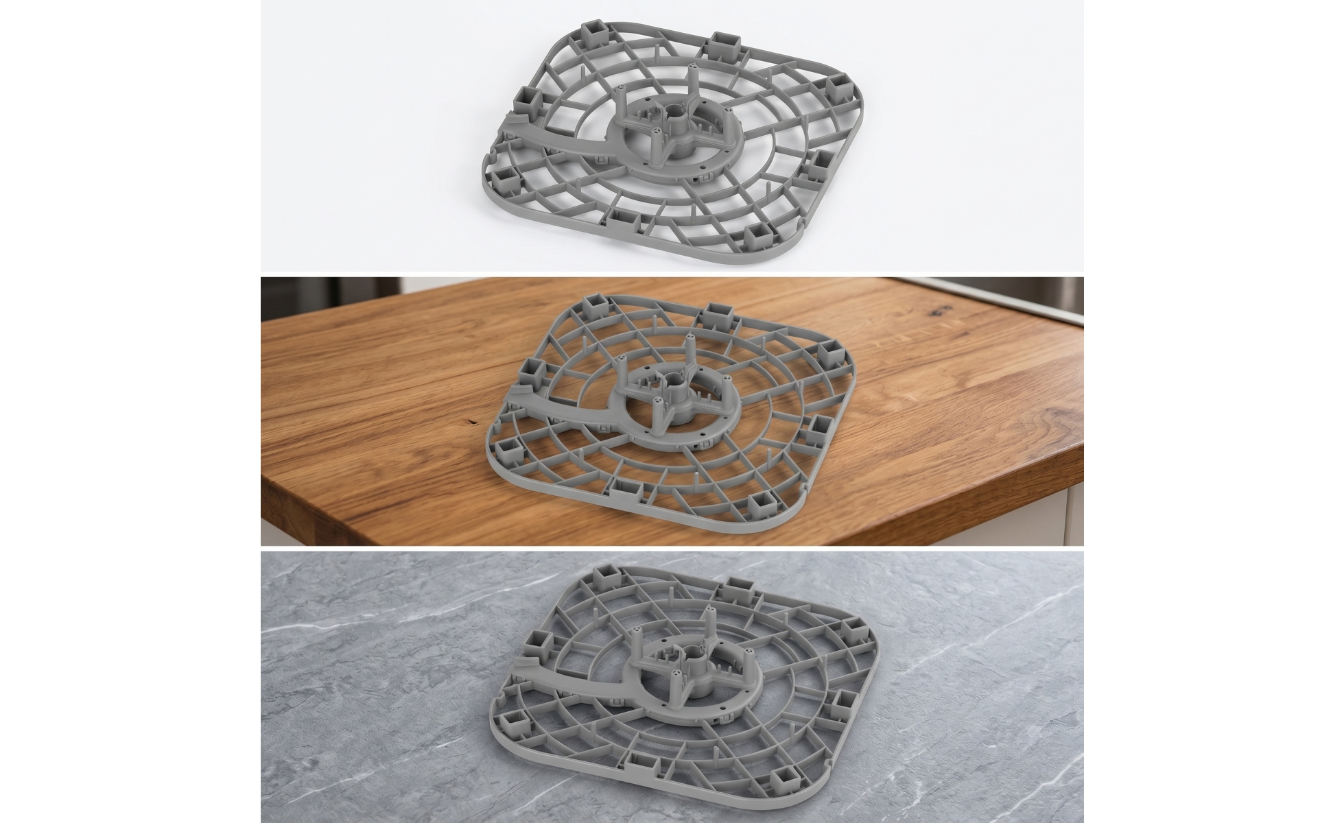 Bottle Washer Bottom Tray Plastic Replacement Bottom Tray Gray for Parents
