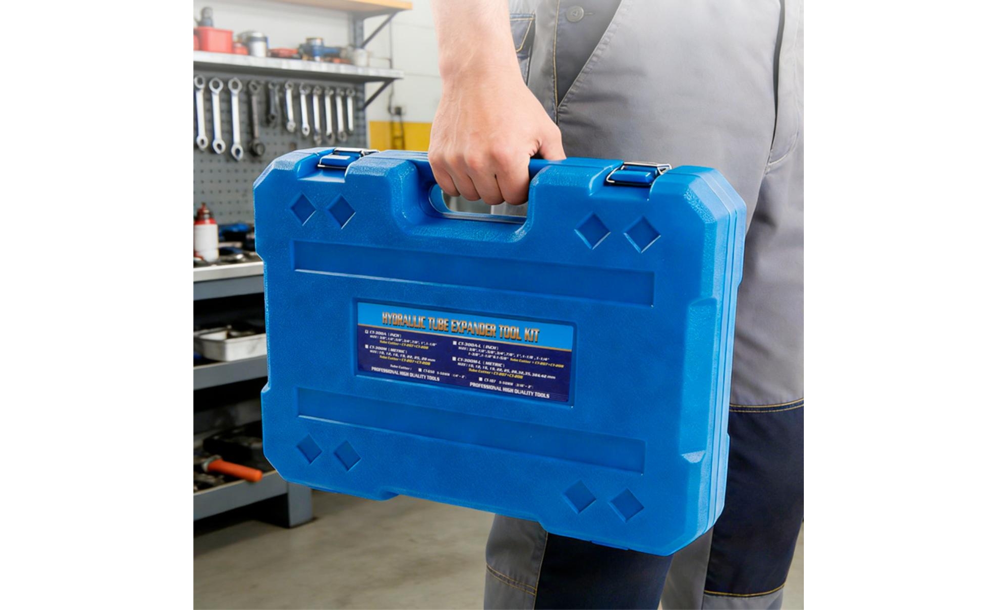 Tube Expander Kit with Carrying Case Sturdy Tubing Expander Kit With