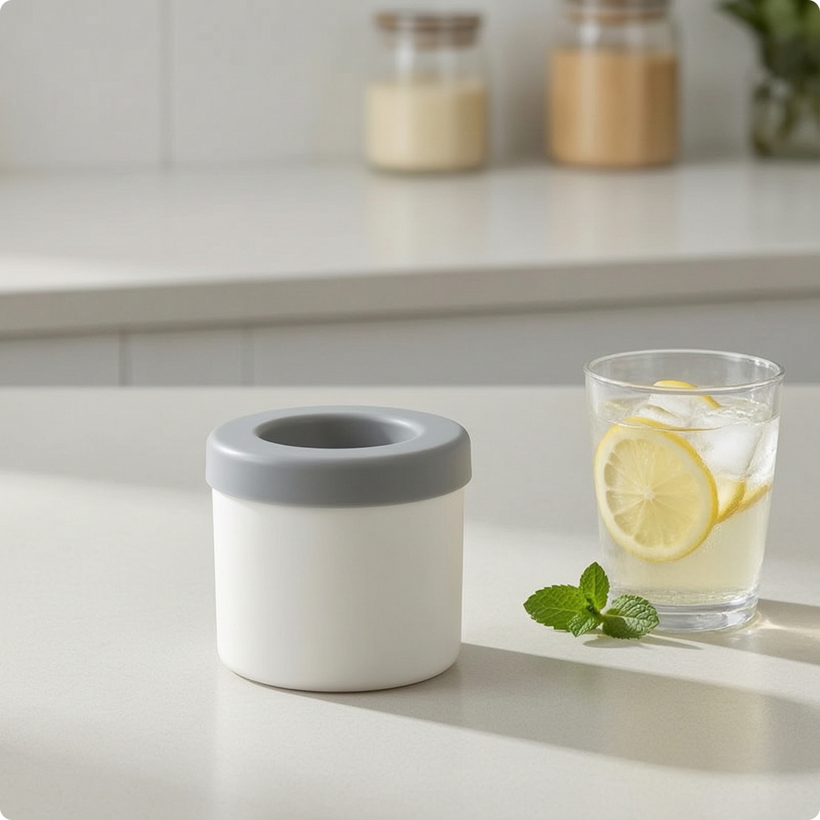 Cylindrical Ice Tray Compact Silicone Ice Tray Long-Lasting for Home Bartenders