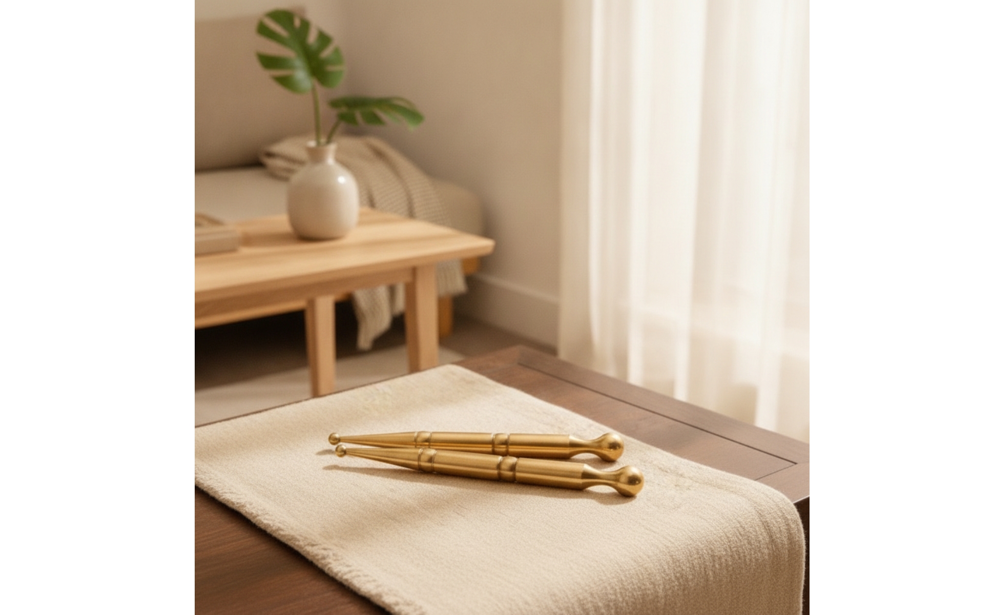 Acupressure Stick Polished Acupressure Tool with Dual Ends Smooth