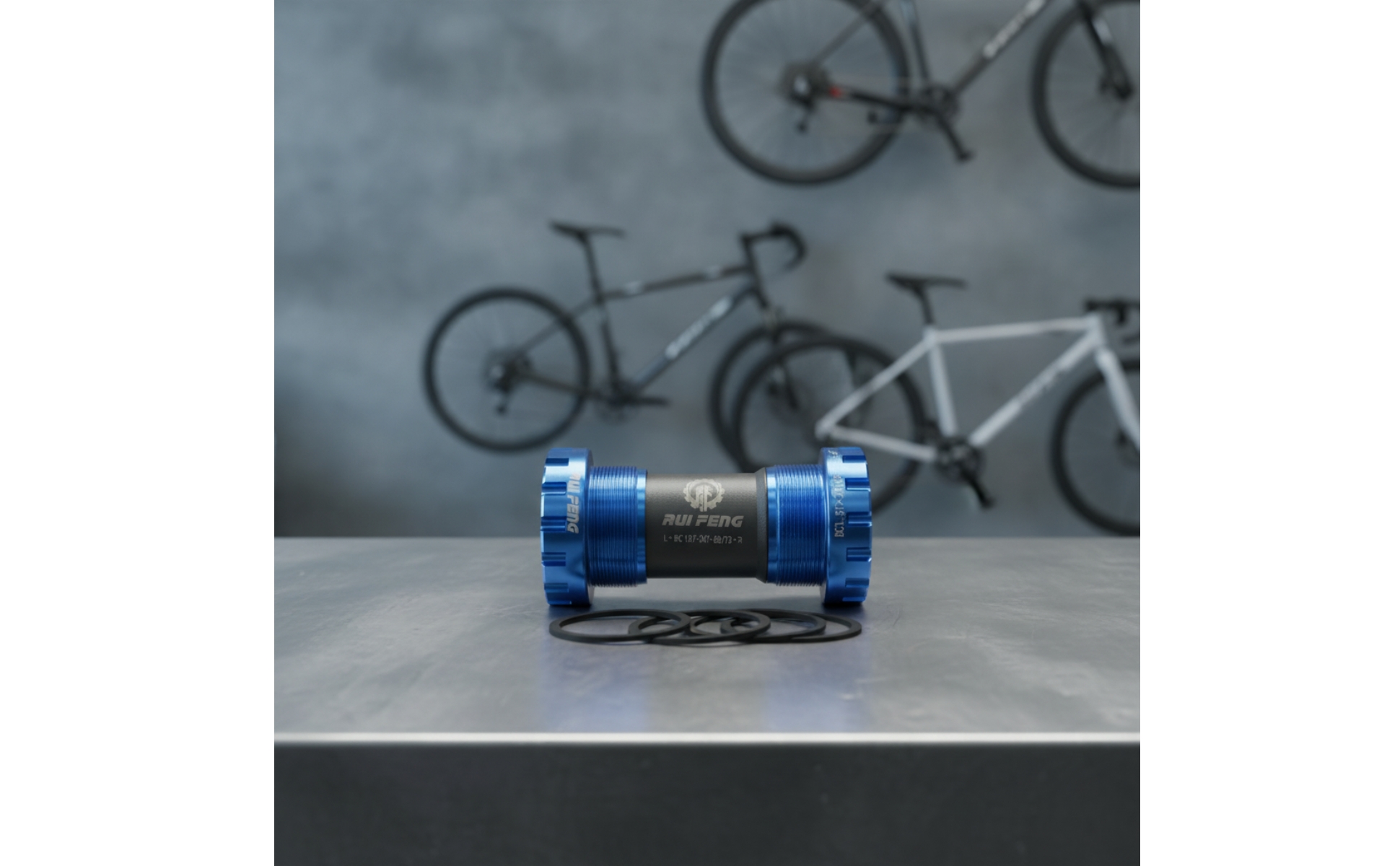 Threaded Bottom Bracket Machined Bottom Bracket with Spacers Internal Bearing
