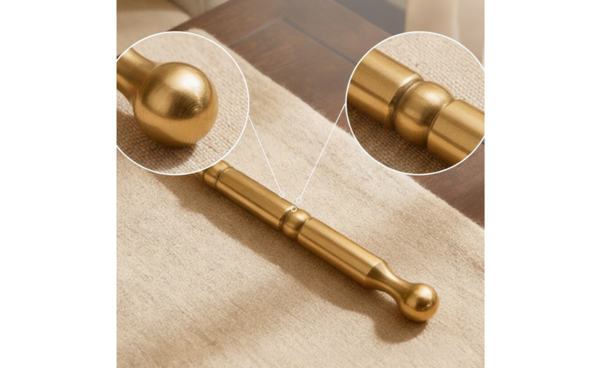Acupressure Stick Polished Acupressure Tool with Dual Ends Smooth