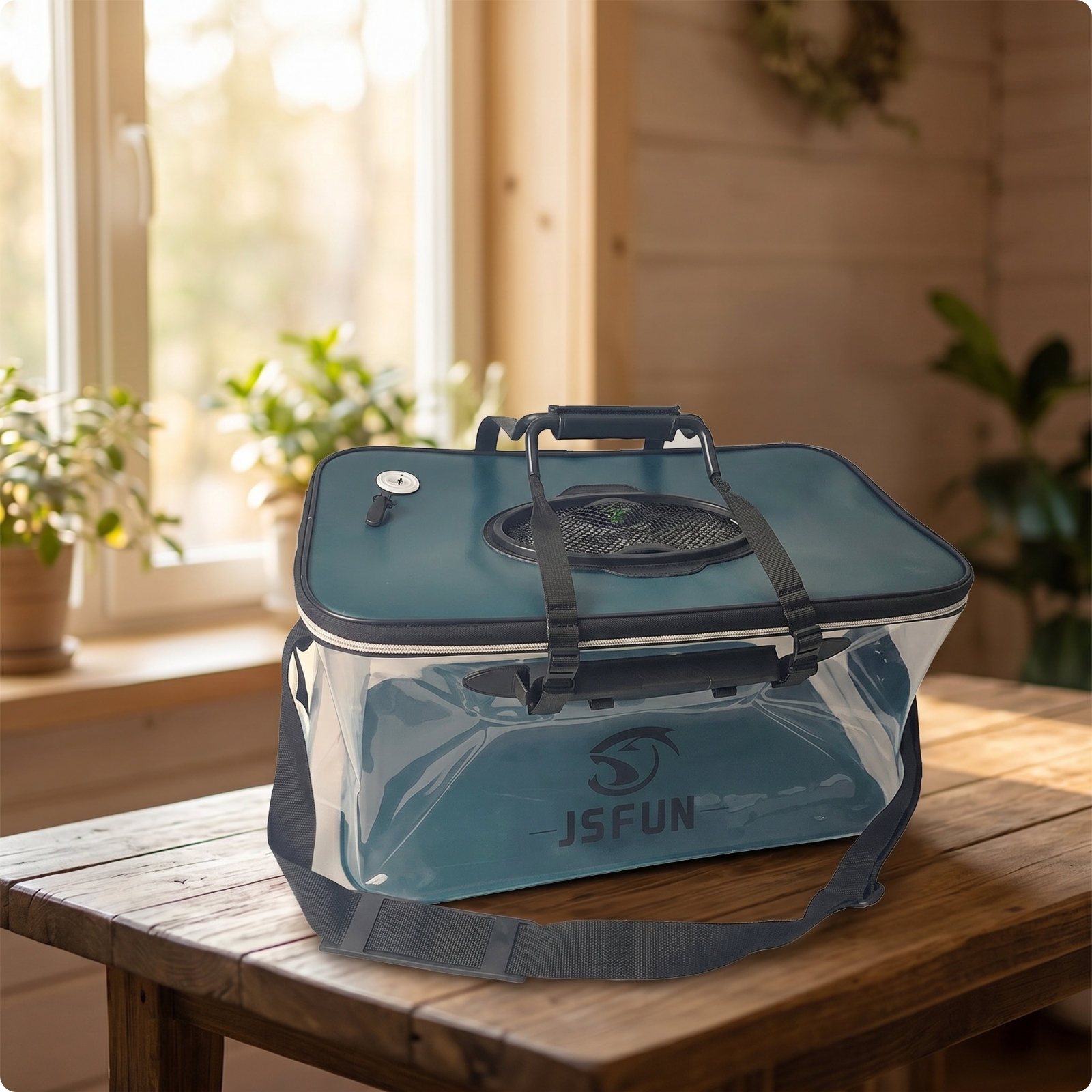 Aquatic Carrier Portable Live Aquatic Container Adjustable for Anglers