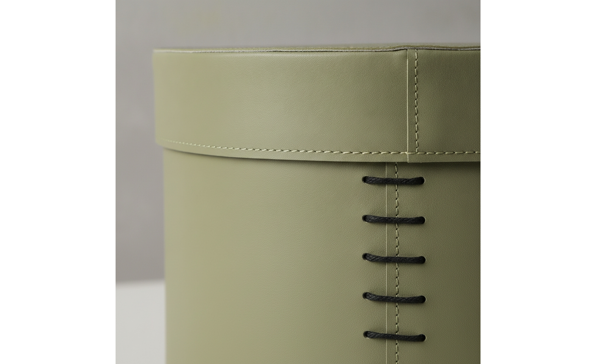 Cylindrical Storage Box Minimalist Round Box with Lid Structured for Bedroom