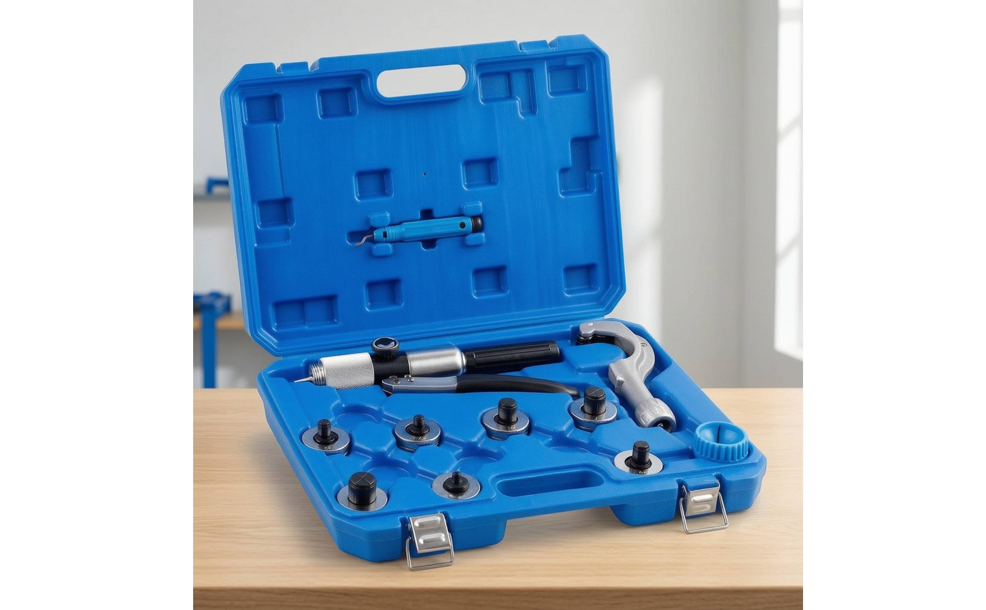 Tube Expander Kit with Carrying Case Sturdy Tubing Expander Kit With