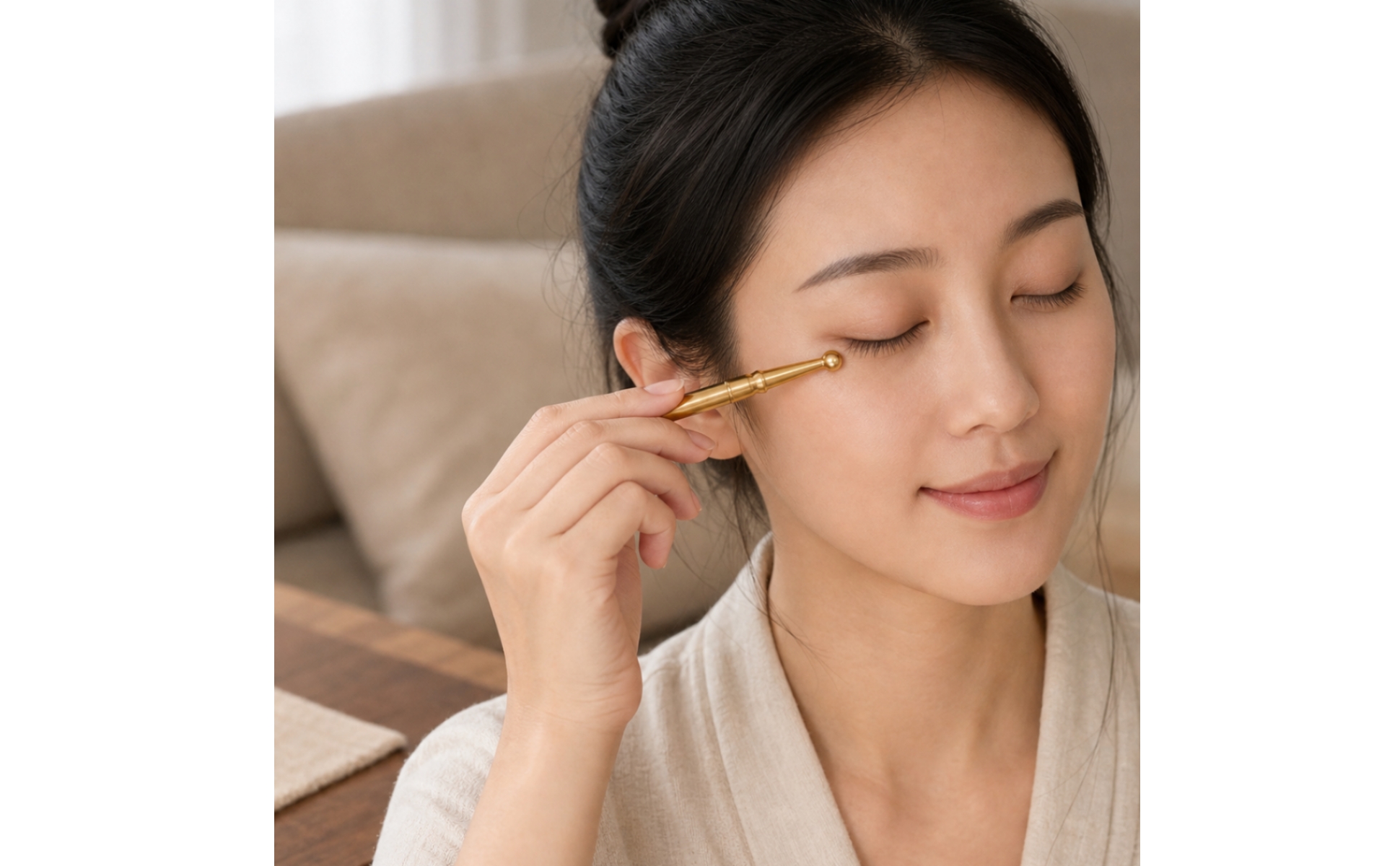 Acupressure Stick Polished Acupressure Tool with Dual Ends Smooth