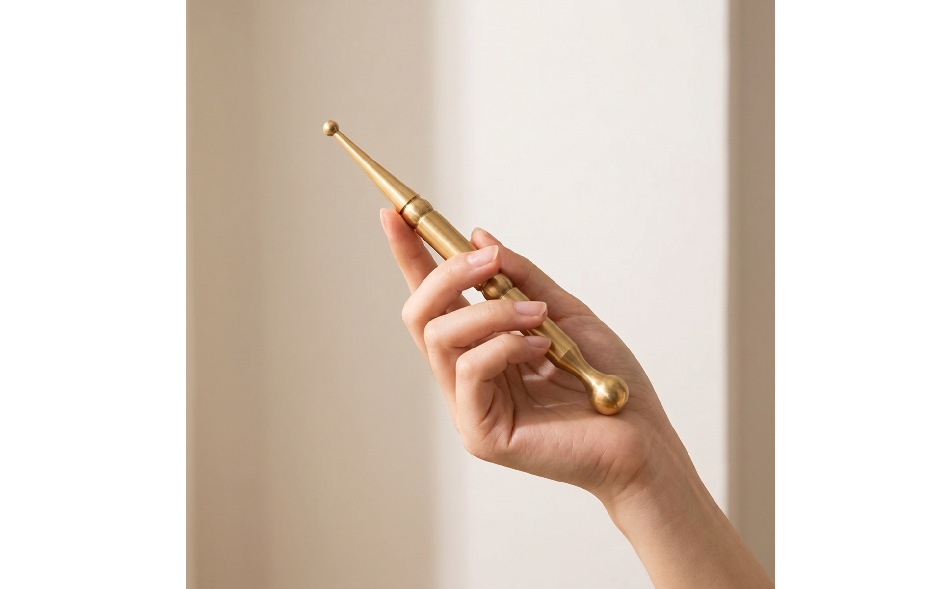 Acupressure Stick Polished Acupressure Tool with Dual Ends Smooth
