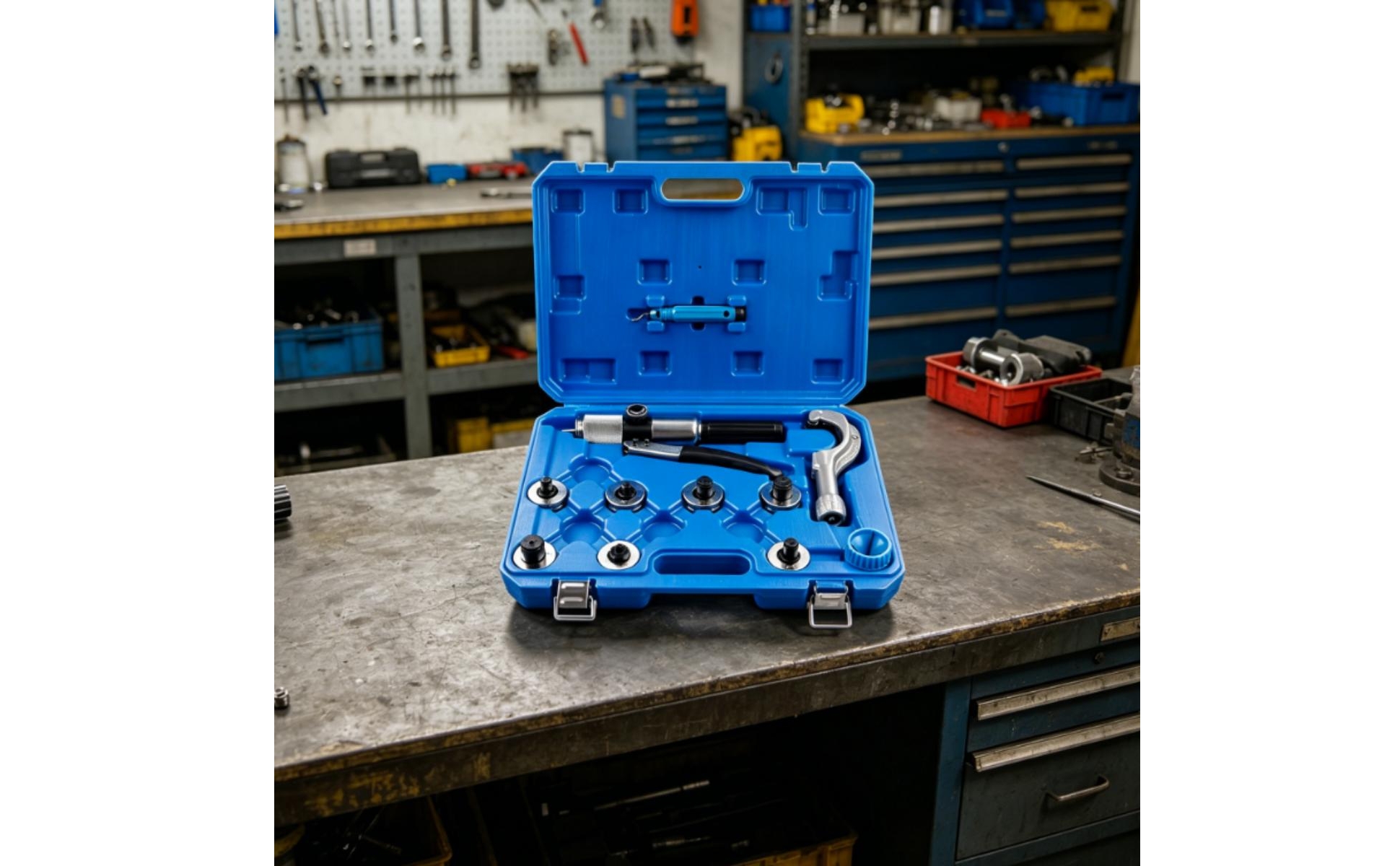 Tube Expander Kit with Carrying Case Sturdy Tubing Expander Kit With