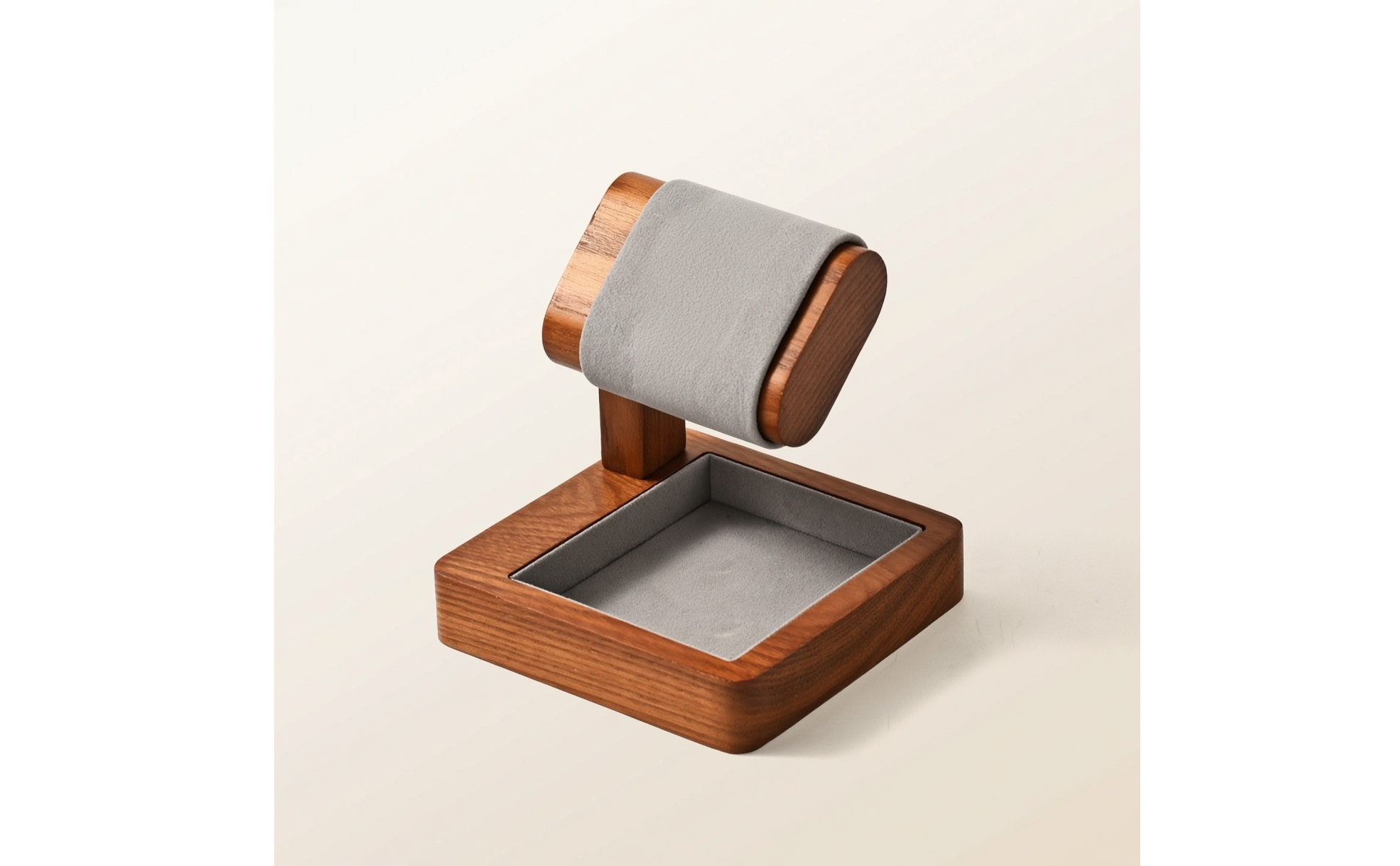 Watch Display Stand with Tray Compact Watch Display Rack Slim for Dresser