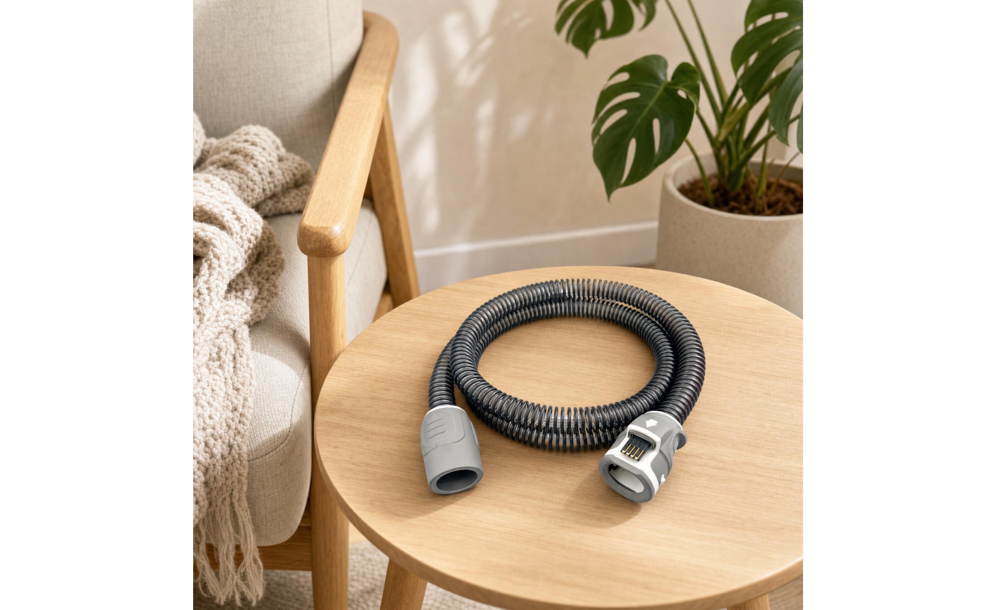 Heated Hose with Electrical Connector Flexible Heated Respiratory Tube