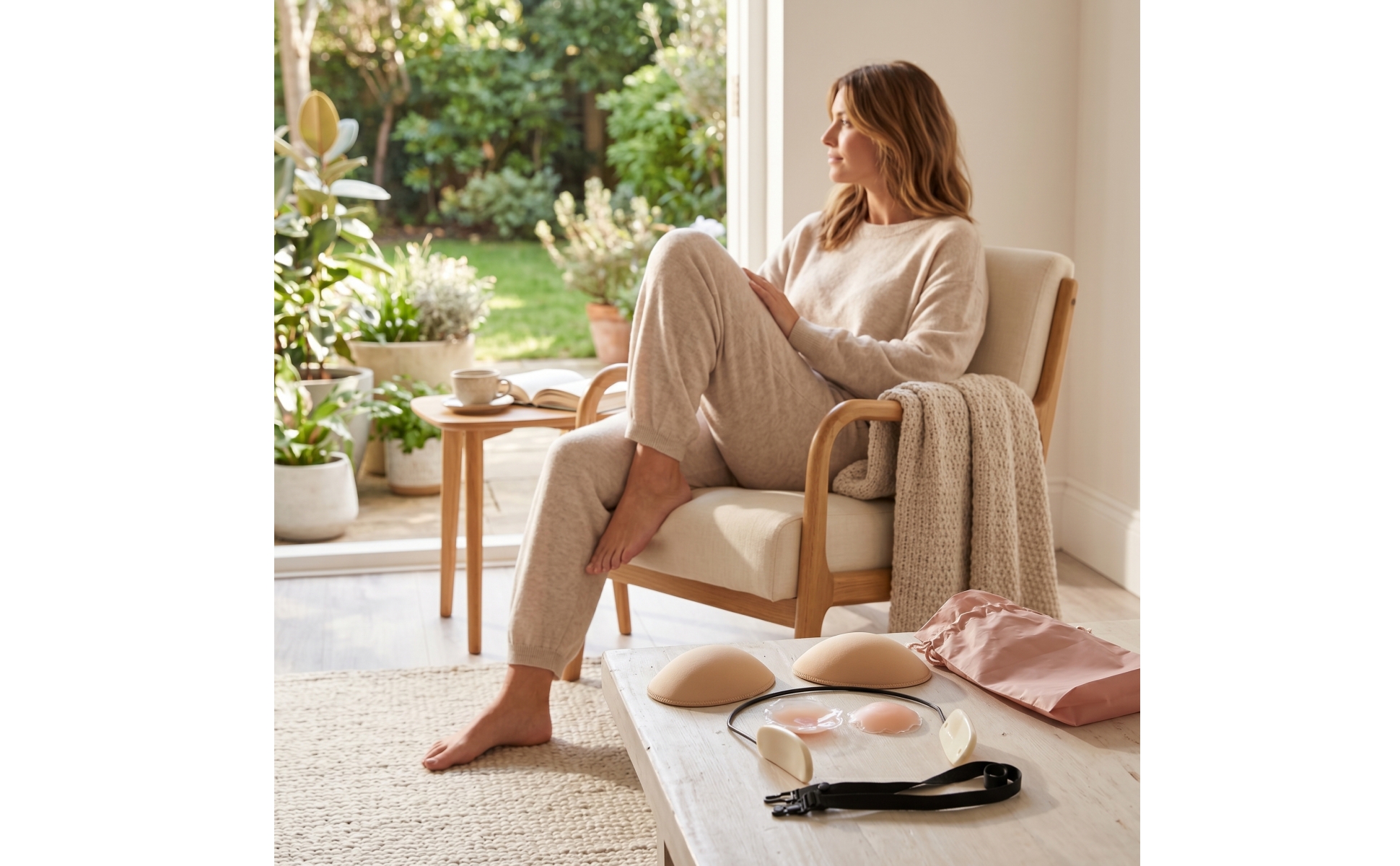 Klebe-Büstenhalter mit Nippelpads Rückenfrei Klebe-Büstenhalter Selbstklebend