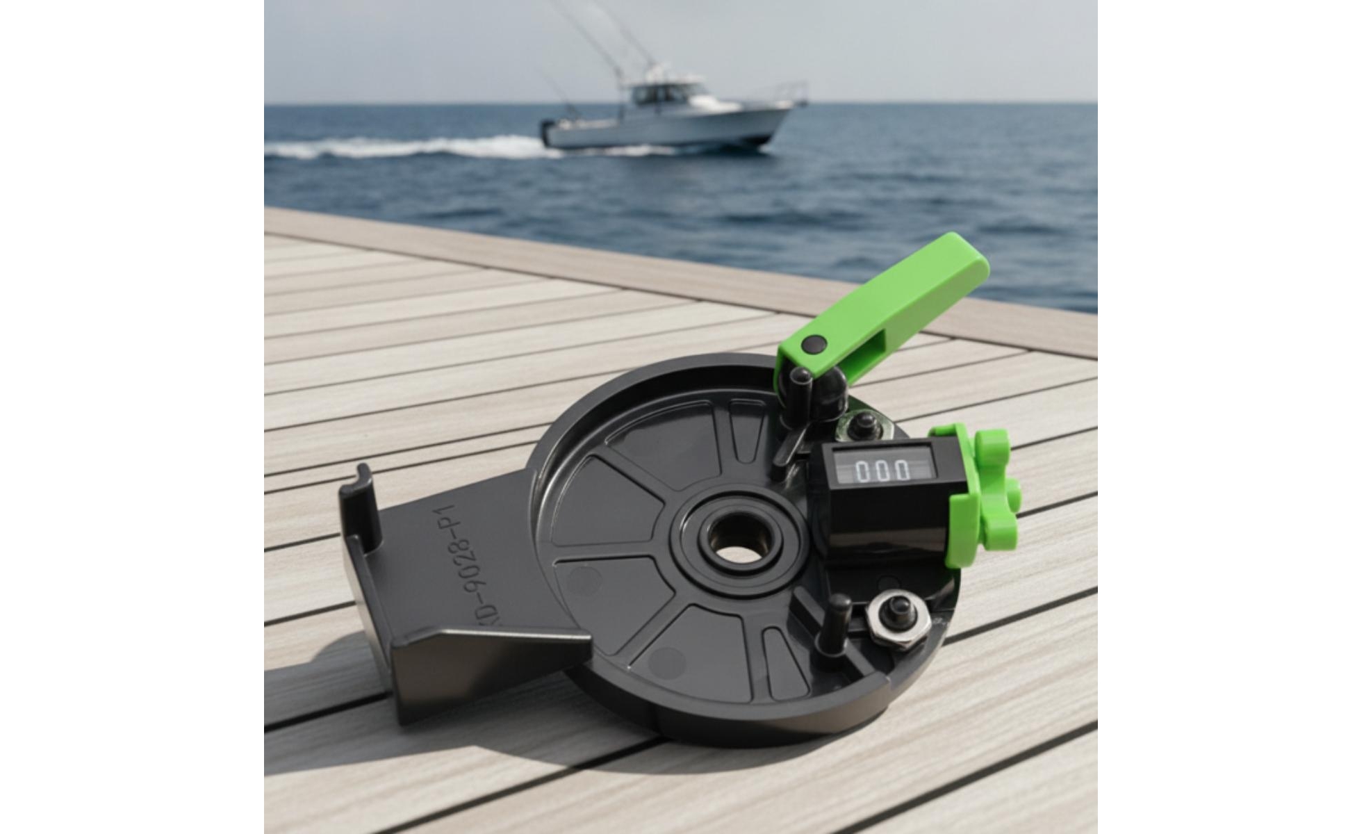 Downrigger Counter Mechanical Trolling Depth Counter Compact for Boat Fishermen