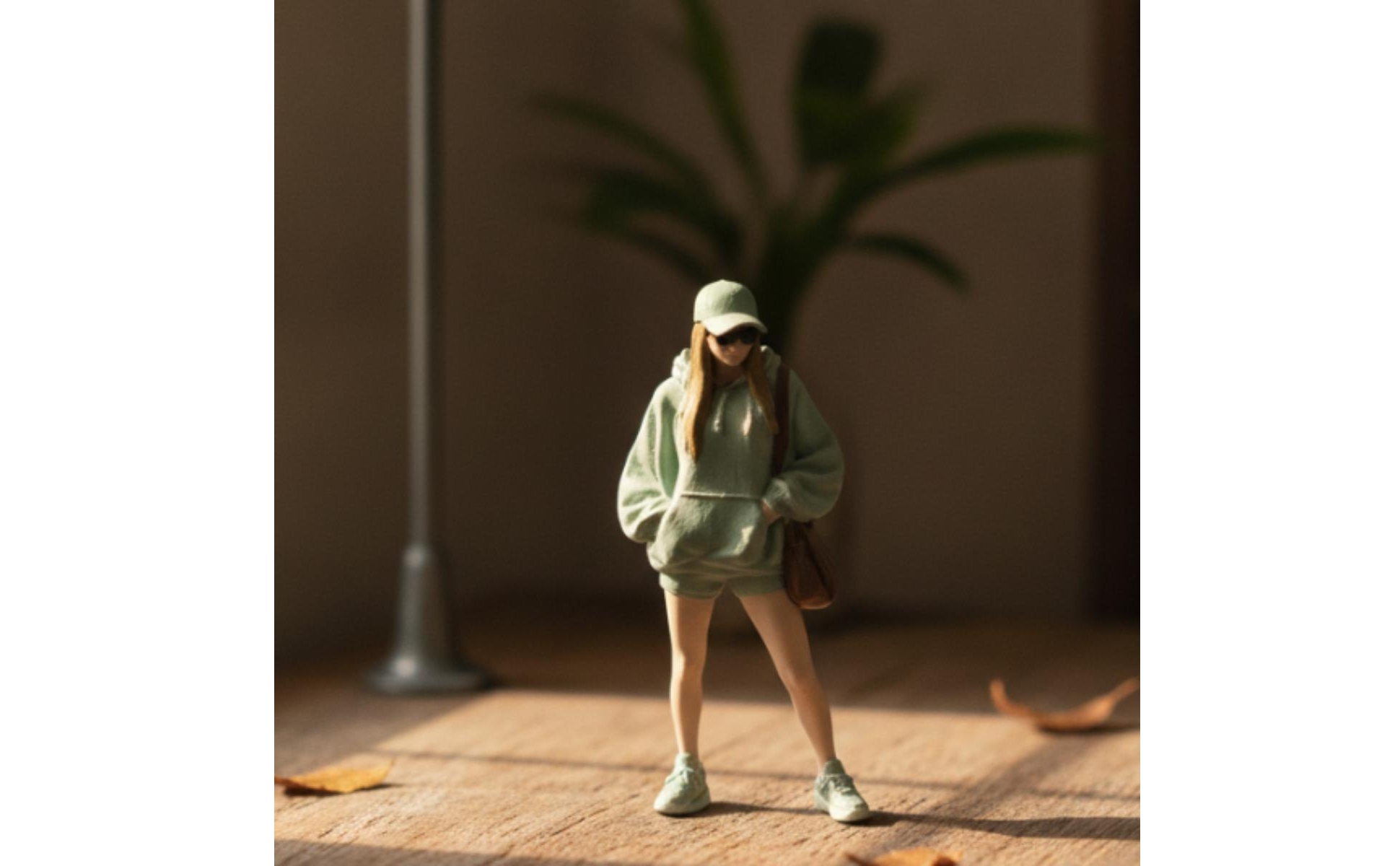Modèle de Diorama Figurine Miniature à l’échelle 1/64 pour Modélisme Ferroviaire