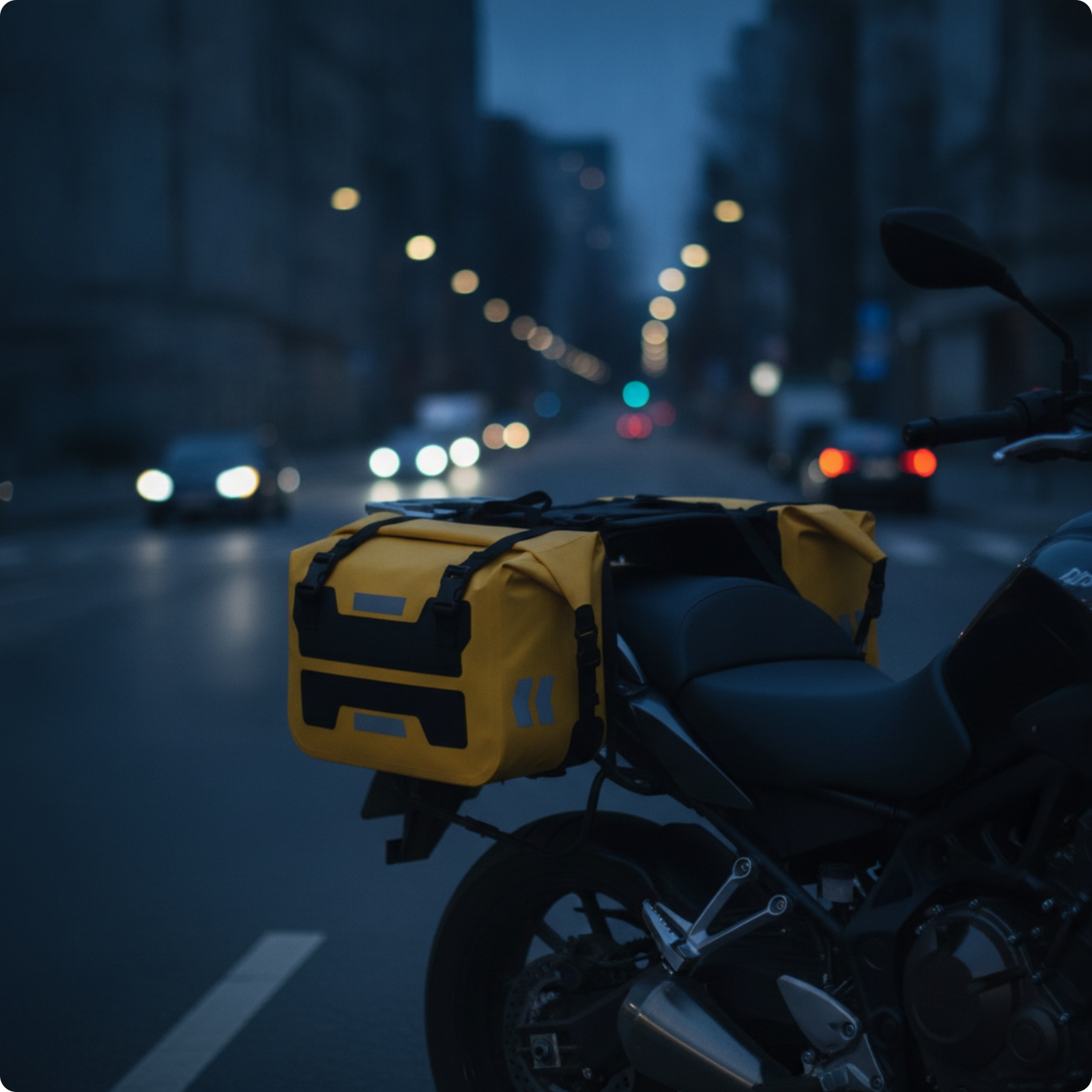 Motorcycle Saddlebags Easy to Install Motorcycle Side Bags Adjustable for