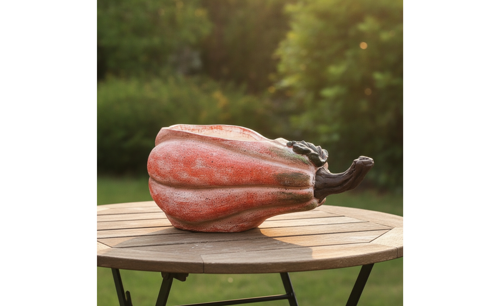 Pumpkin Planter Festive Pumpkin-Shaped Plant Pot Halloween for Garden, Gardeners