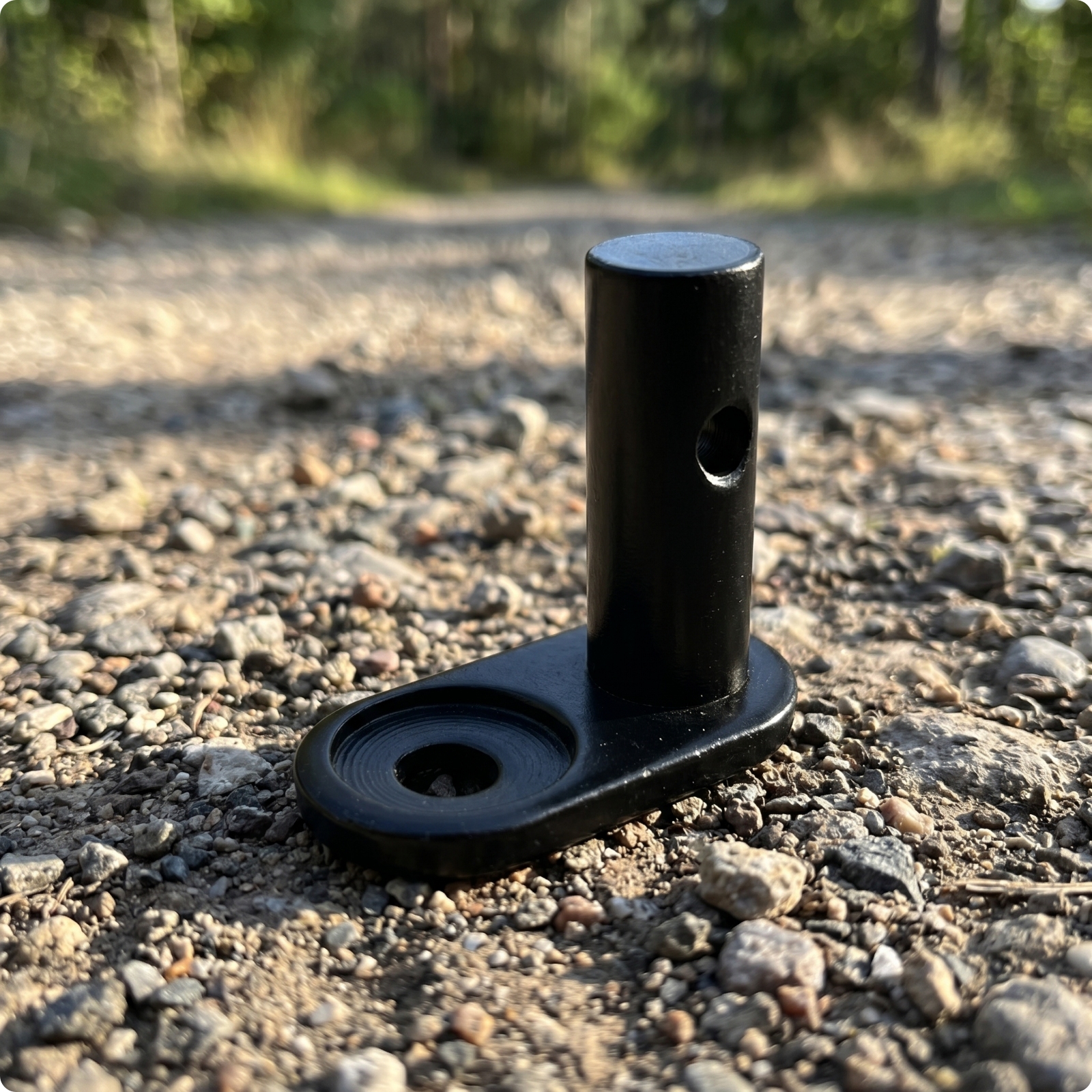 Fahrradanhängerkupplung mit Adapter schwarz Kupplungsadapter sicher für Alltag