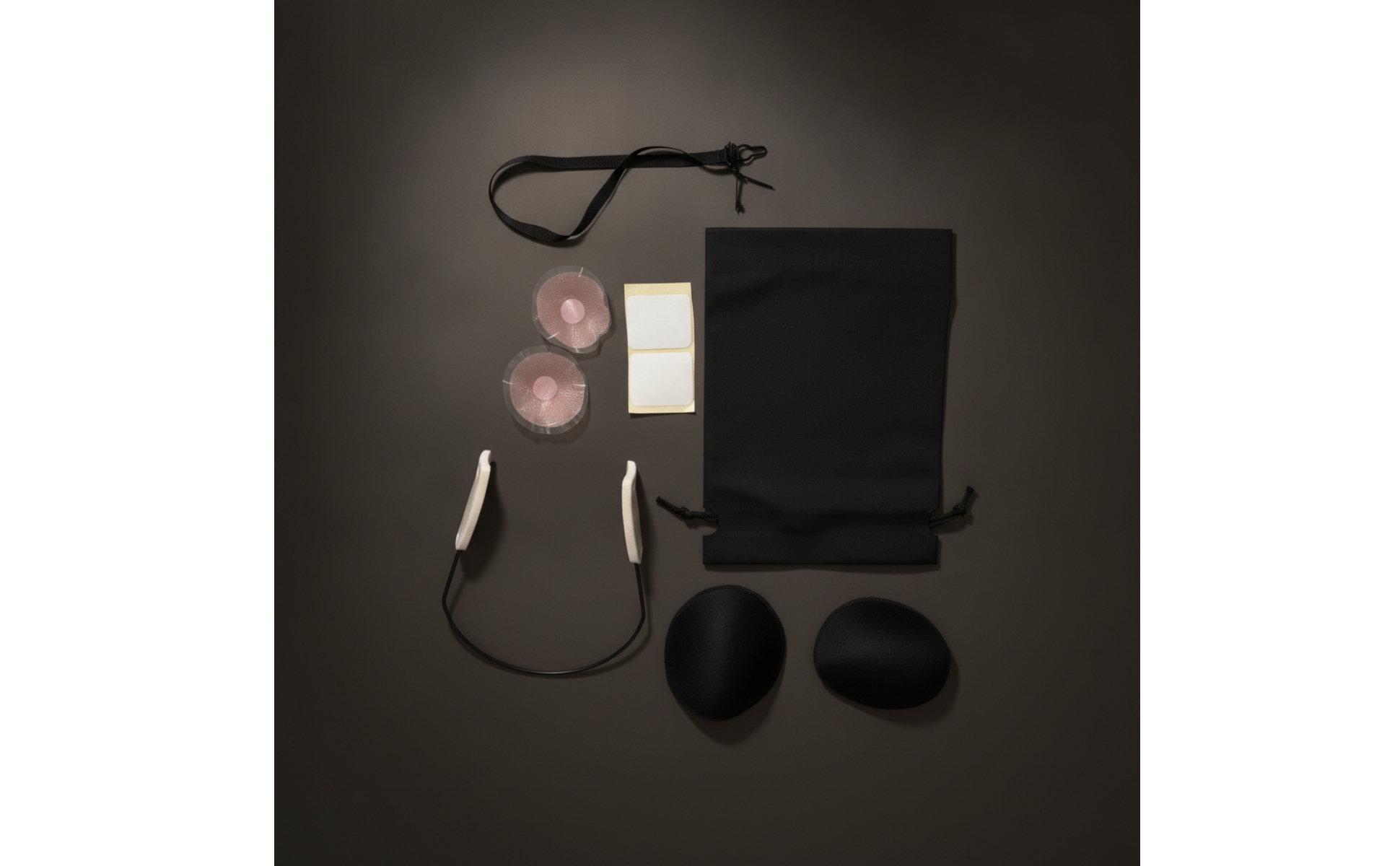 Klebe-Büstenhalter mit Nippelpads Rückenfrei Klebe-Büstenhalter Selbstklebend