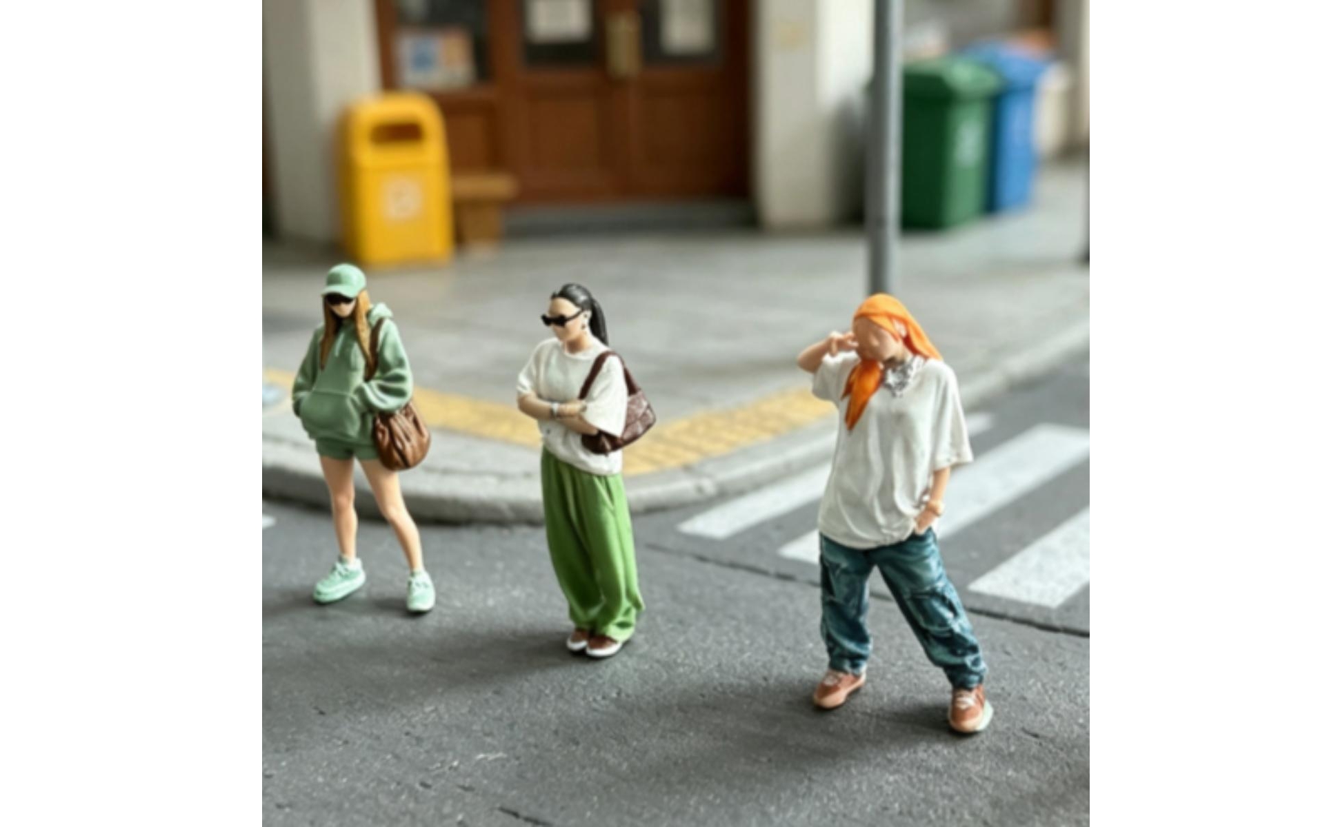 Modèle de Diorama Figurine Miniature à l’échelle 1/64 pour Modélisme Ferroviaire
