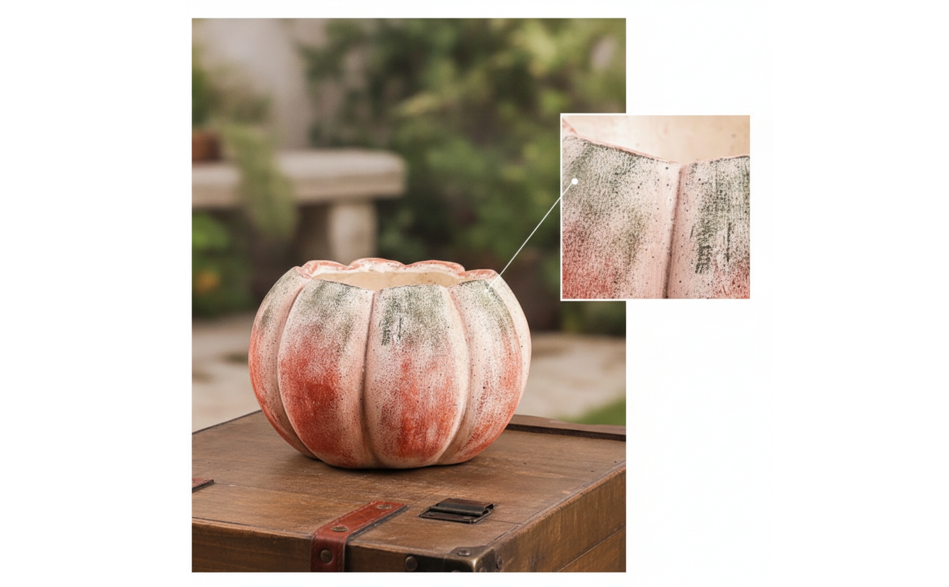 Pumpkin Planter Festive Pumpkin-Shaped Plant Pot Halloween for Garden, Gardeners