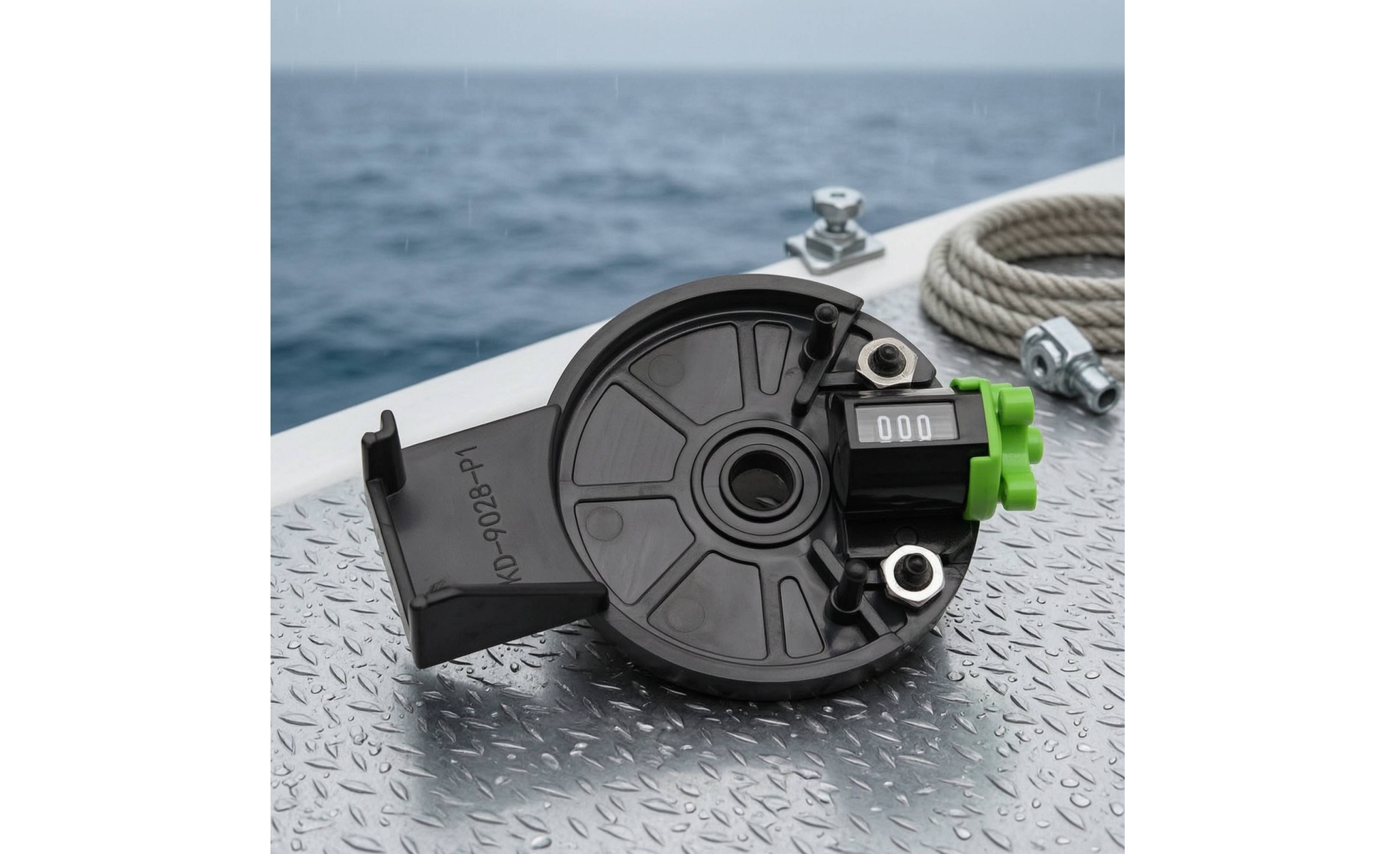 Downrigger Counter Mechanical Trolling Depth Counter Compact for Boat Fishermen