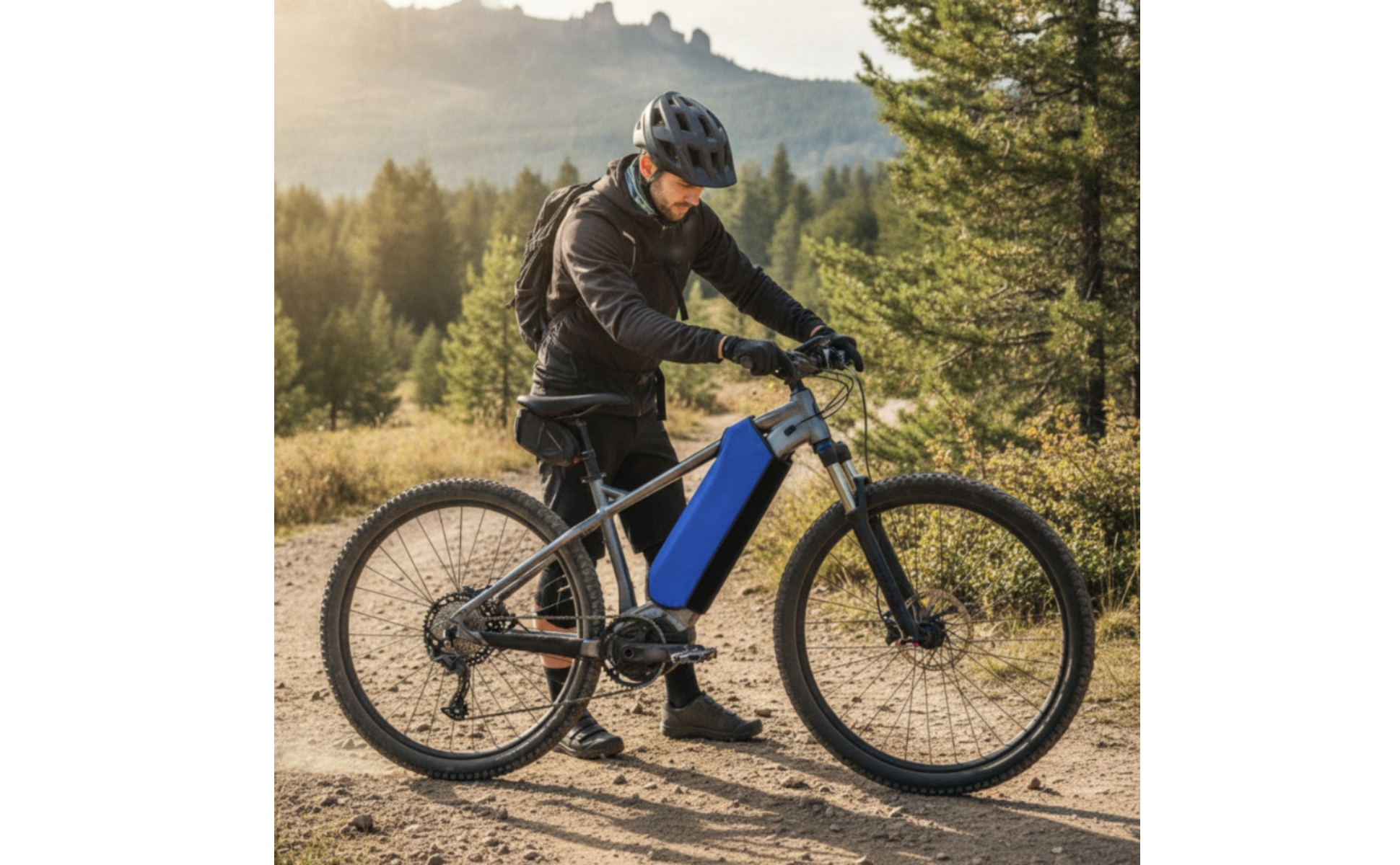 Bike Frame Cover with Hook-and-Loop Closure Enveloping for Outdoor Parking