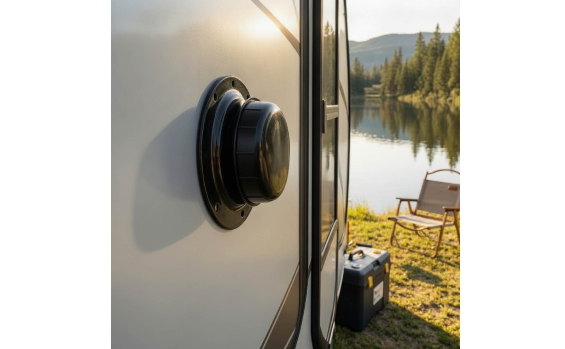 RV Roof Dome Exhaust Cover Easy Installation Ventilation Pipe Cover