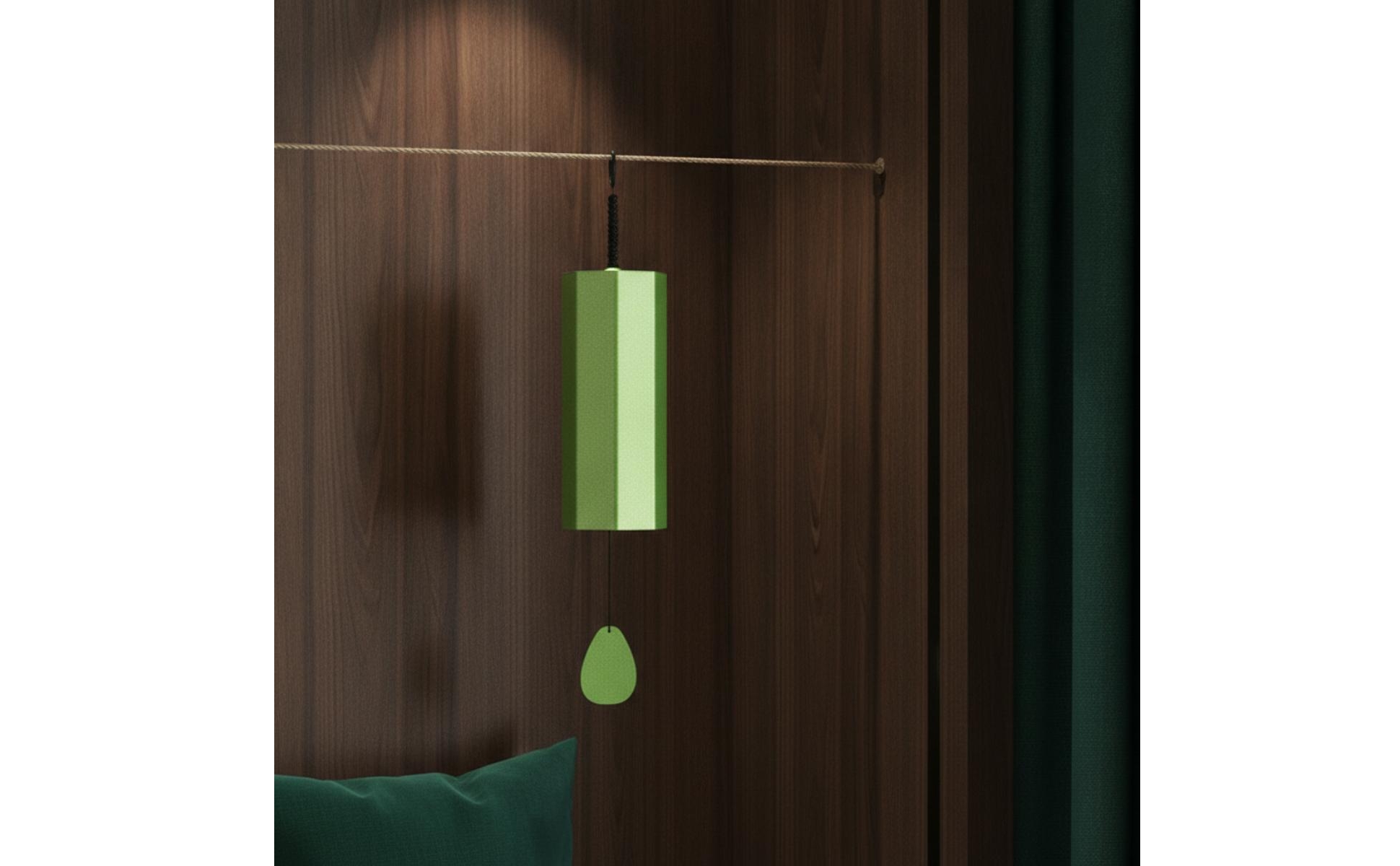 Metal Wind Chime Soothing Wind Chime with Pendant Hexagonal for Home Decorators
