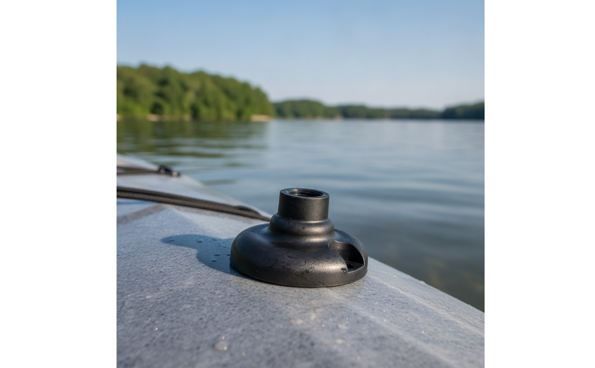 Sunshade Base with Threaded Socket Reliable Kayak Canopy Mount Base for Kayakers