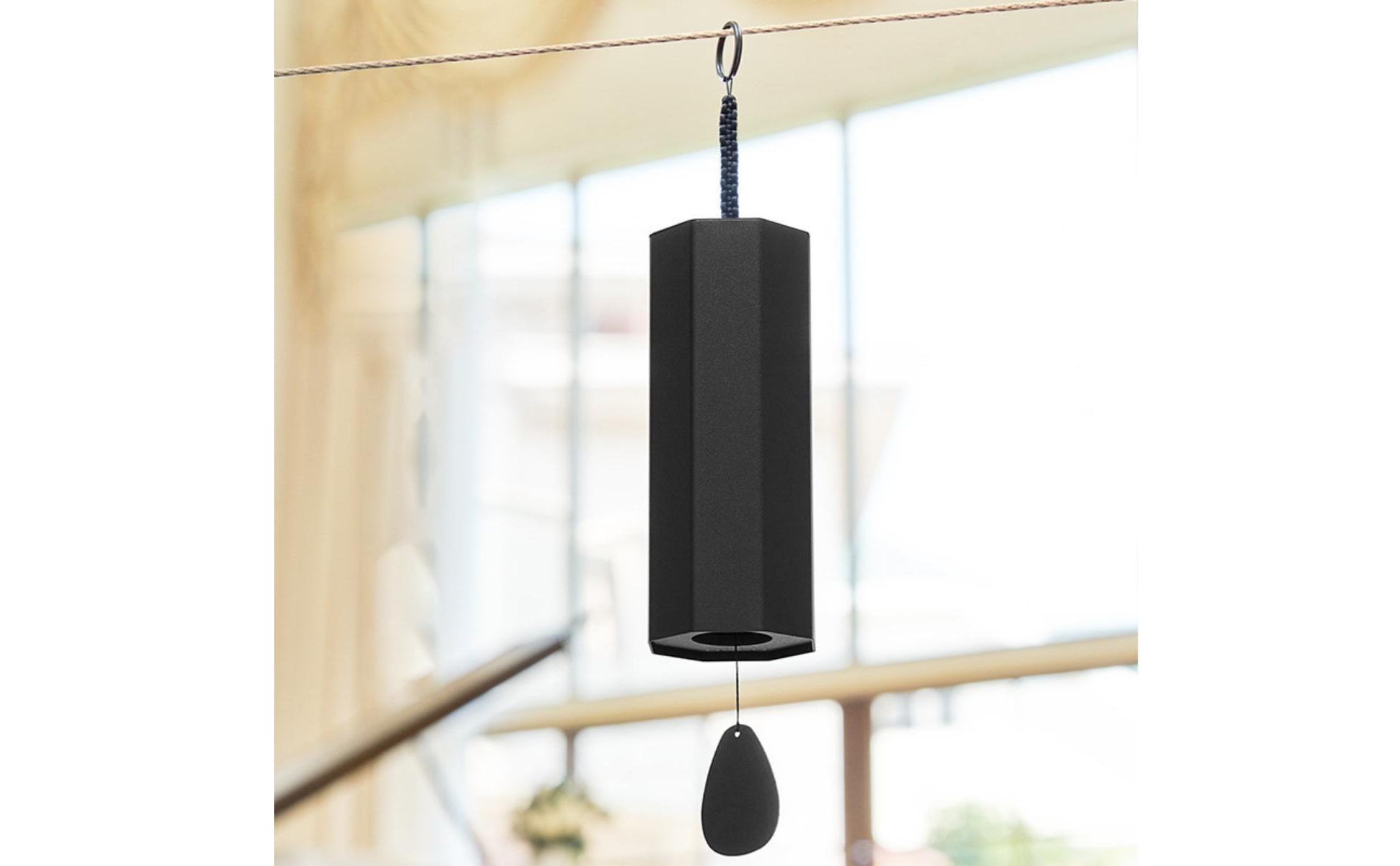 Metal Wind Chime Soothing Wind Chime with Pendant Hexagonal for Home Decorators