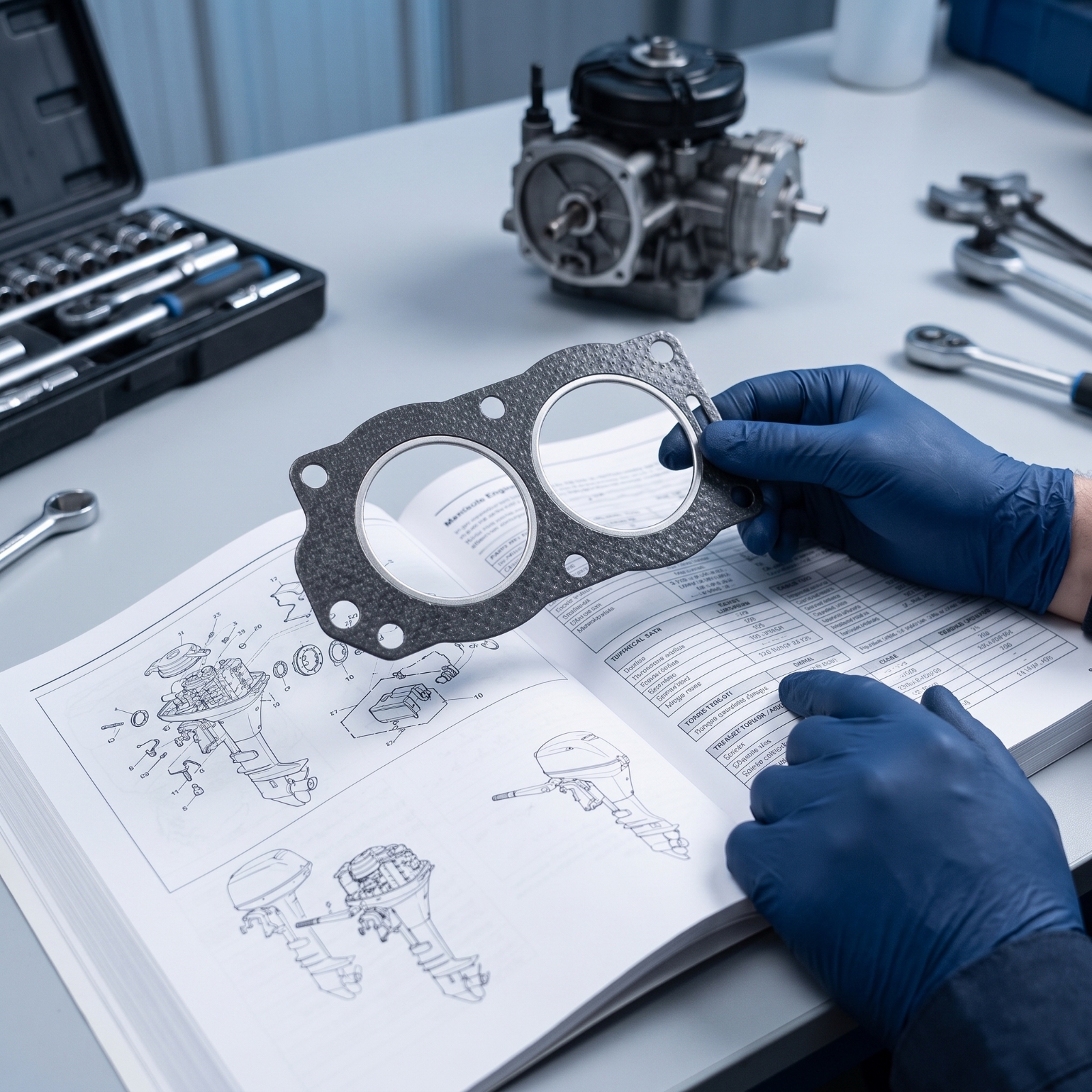 zylinderkopfdichtung passgenau flanschdichtung temperaturbeständig - Produktbild 8