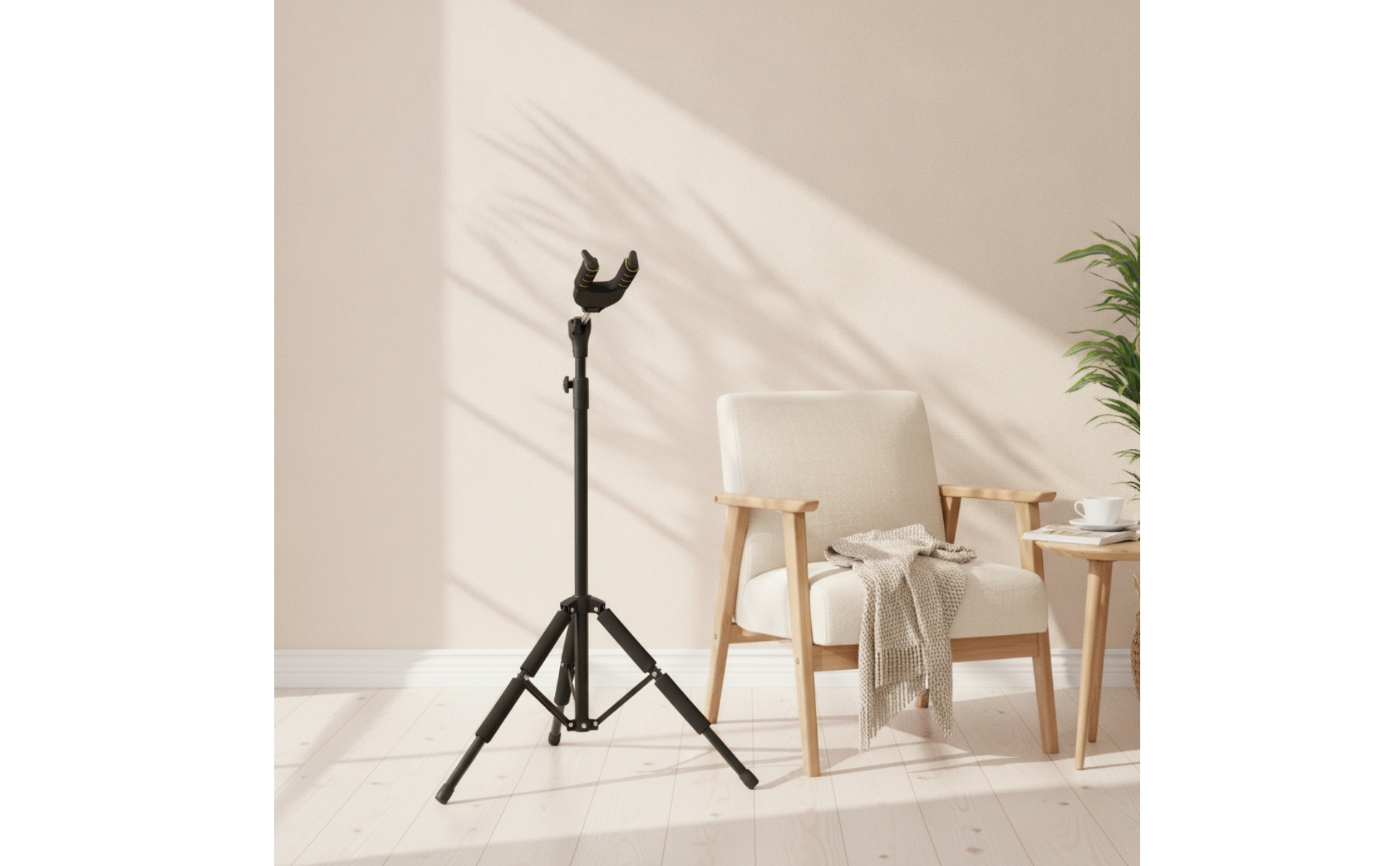 Guitar Stand with Self-Locking Head Secure Guitar Stand Floor-Standing for Stage
