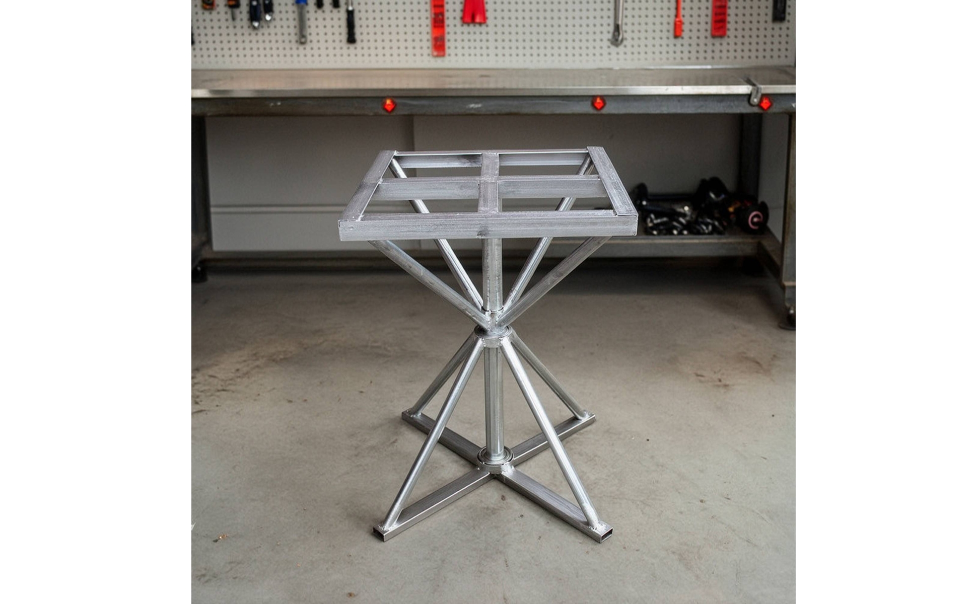 Spray Painting Table 360 Degree Rotation Rotating Worktable Steel for Workshops